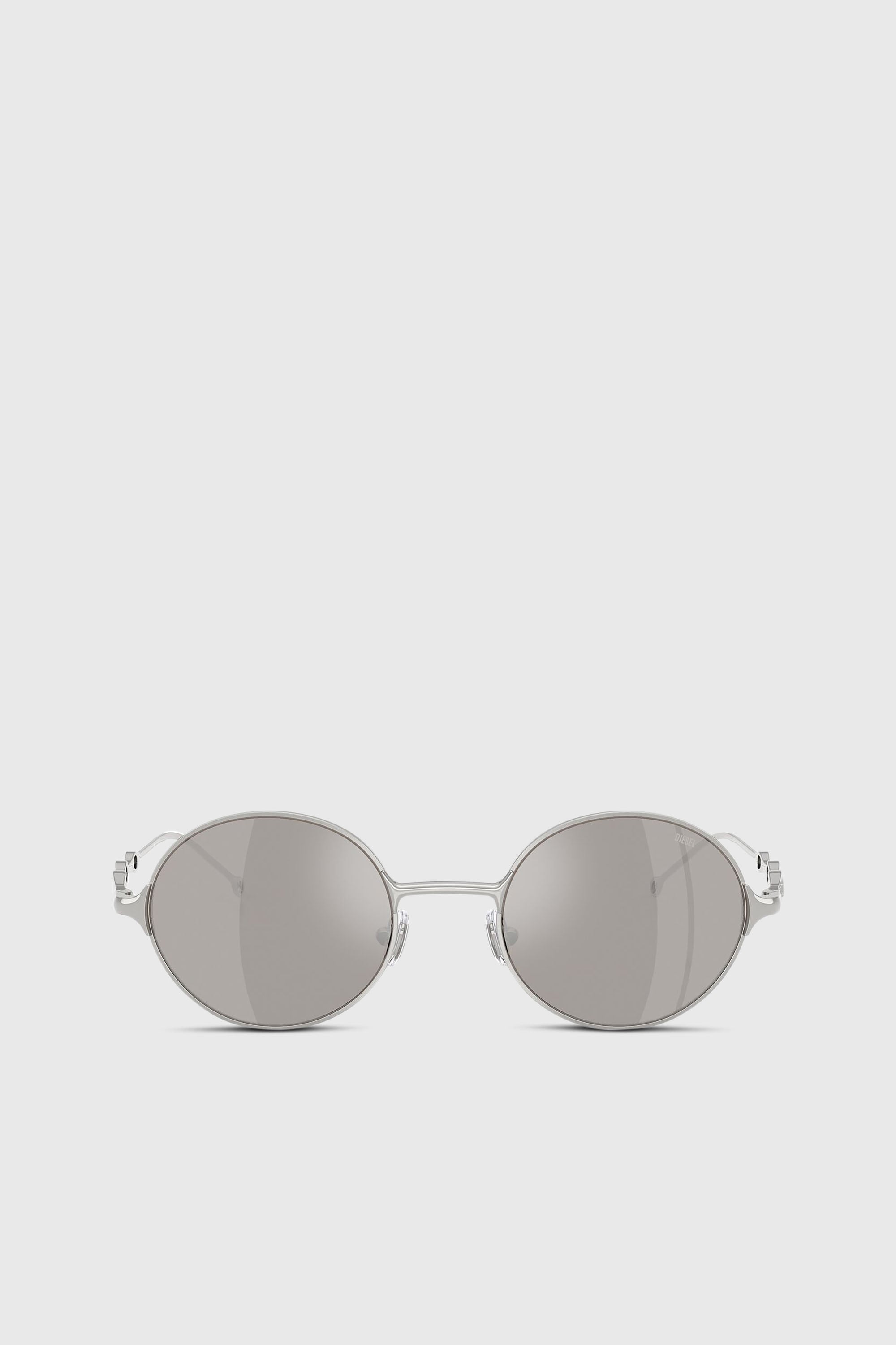 Diesel - 0DL1008, Unisex Runde Sonnenbrillen in Silber - 1