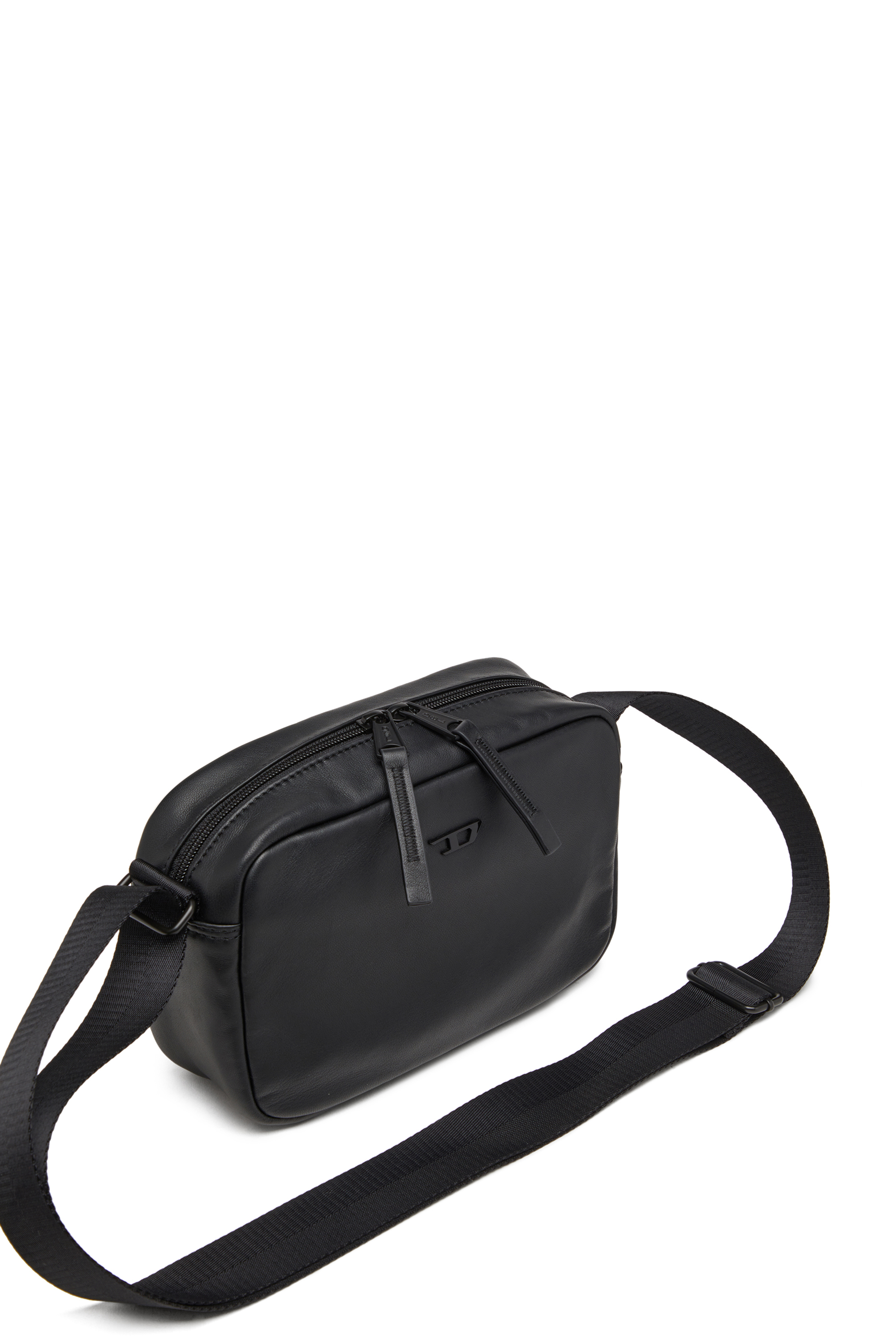 Diesel - RAVE CAMERA BAG X, Herren Camera Bag aus Nappaleder in Schwarz - 5