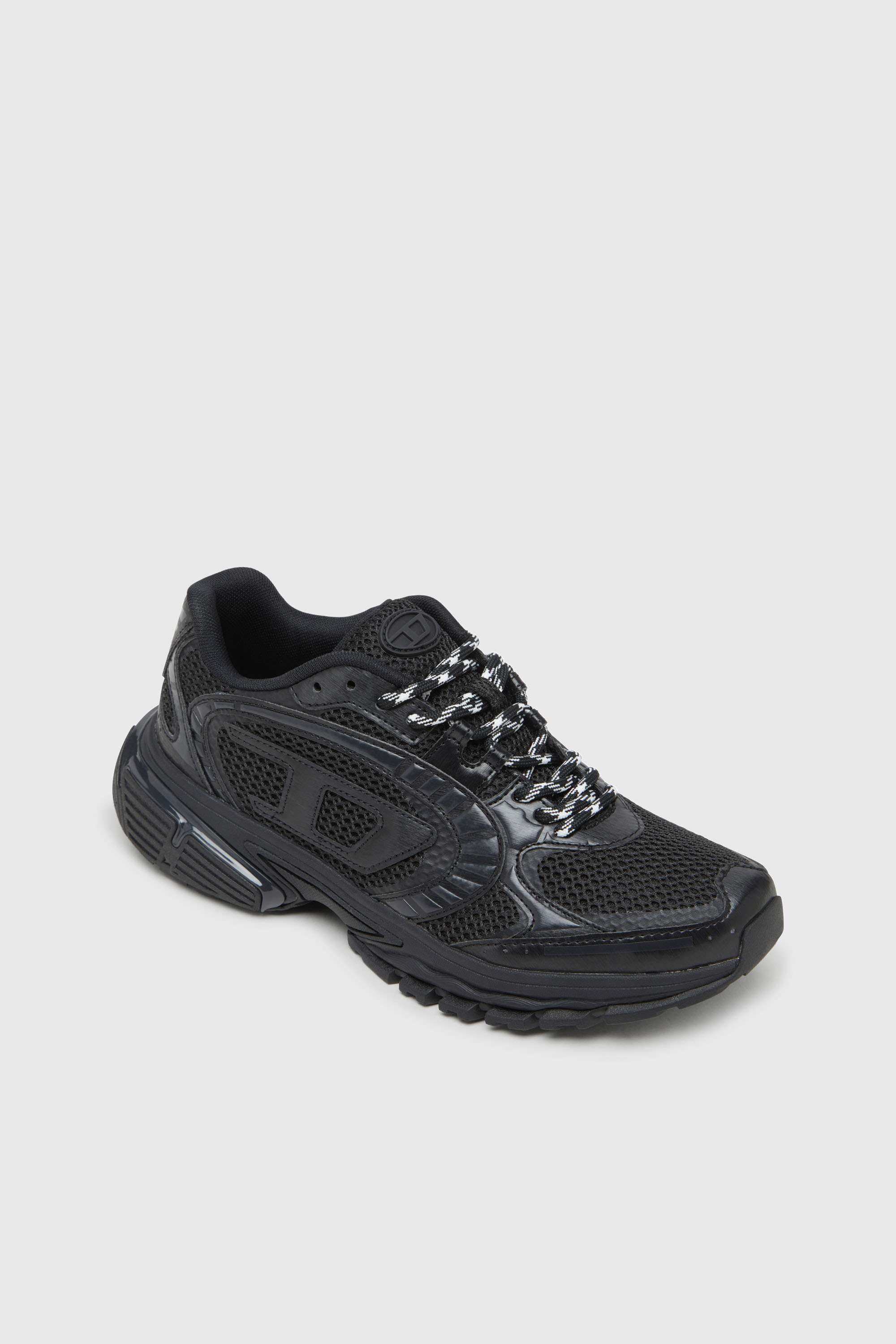 Diesel - S-PRO-V-DENSE LOW, Herren S-Pro-V-Dense-Sneakers aus Mesh mit Oval D-Logo in Schwarz - 6
