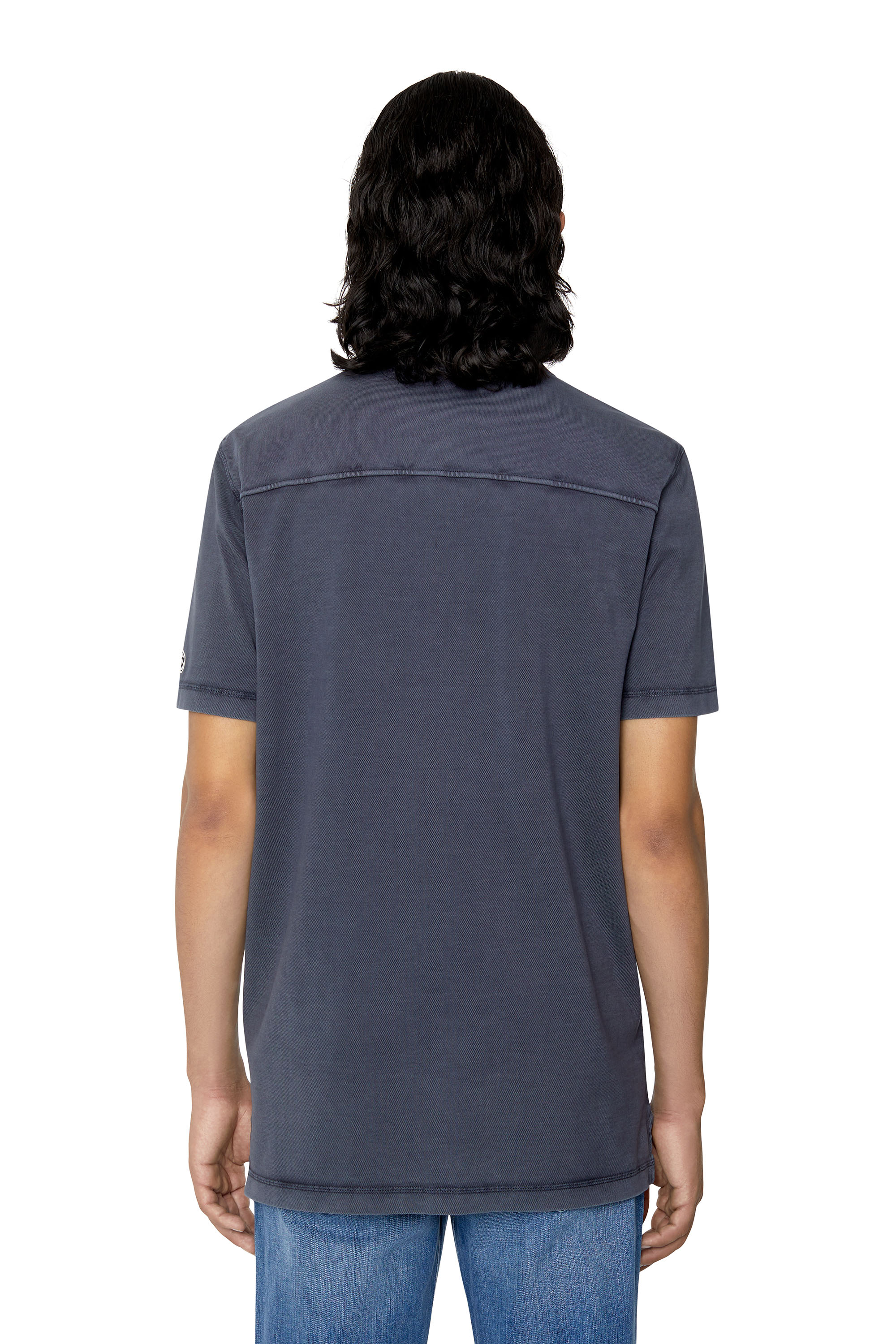Diesel - T-POLO-WORKY-DOV-PE, Dunkelblau - Image 2