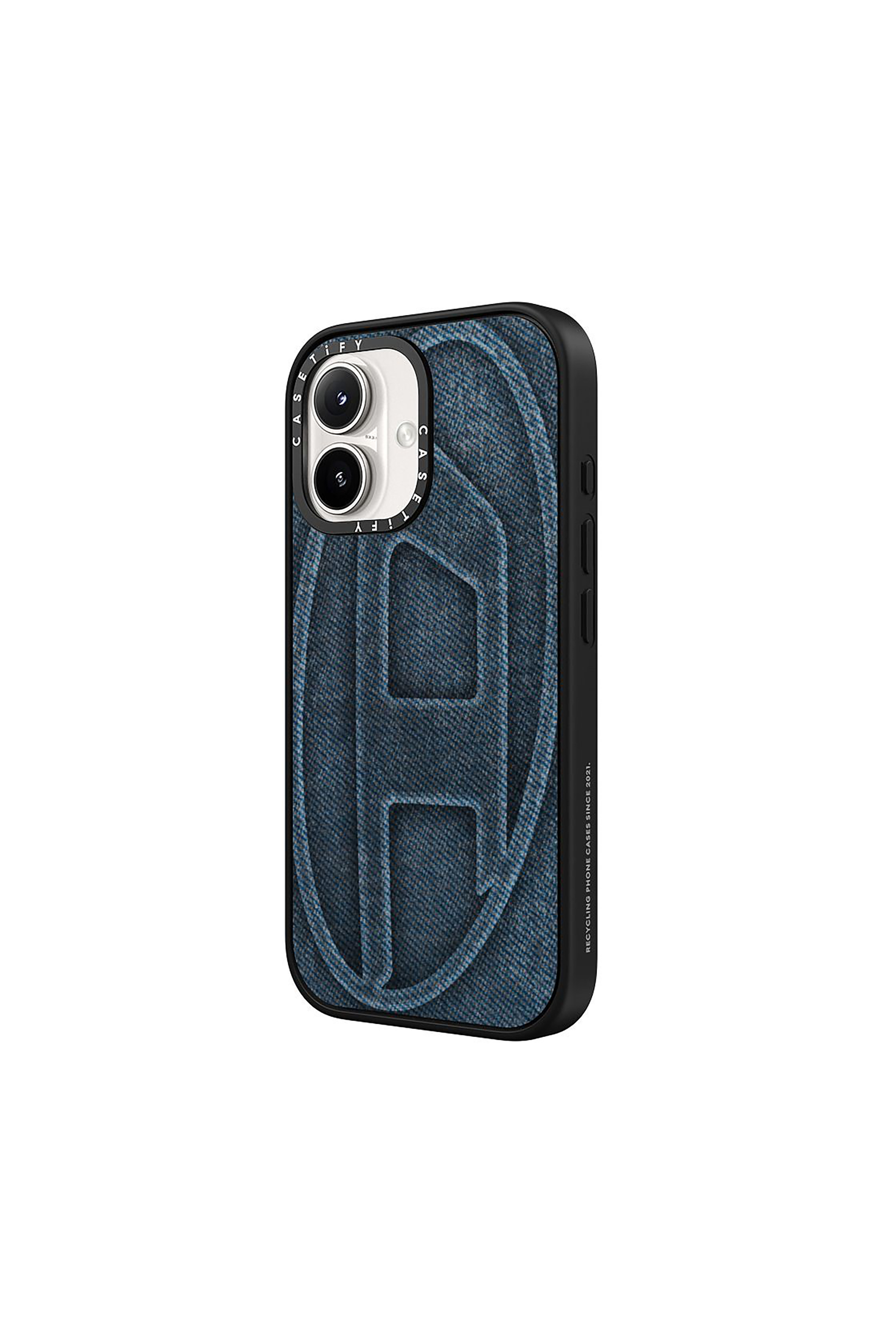 Diesel - 60584 MOULDED CASE, Unisex H&uuml;lle Oval D impact f&uuml;r iPhone 16 in Blau - 2