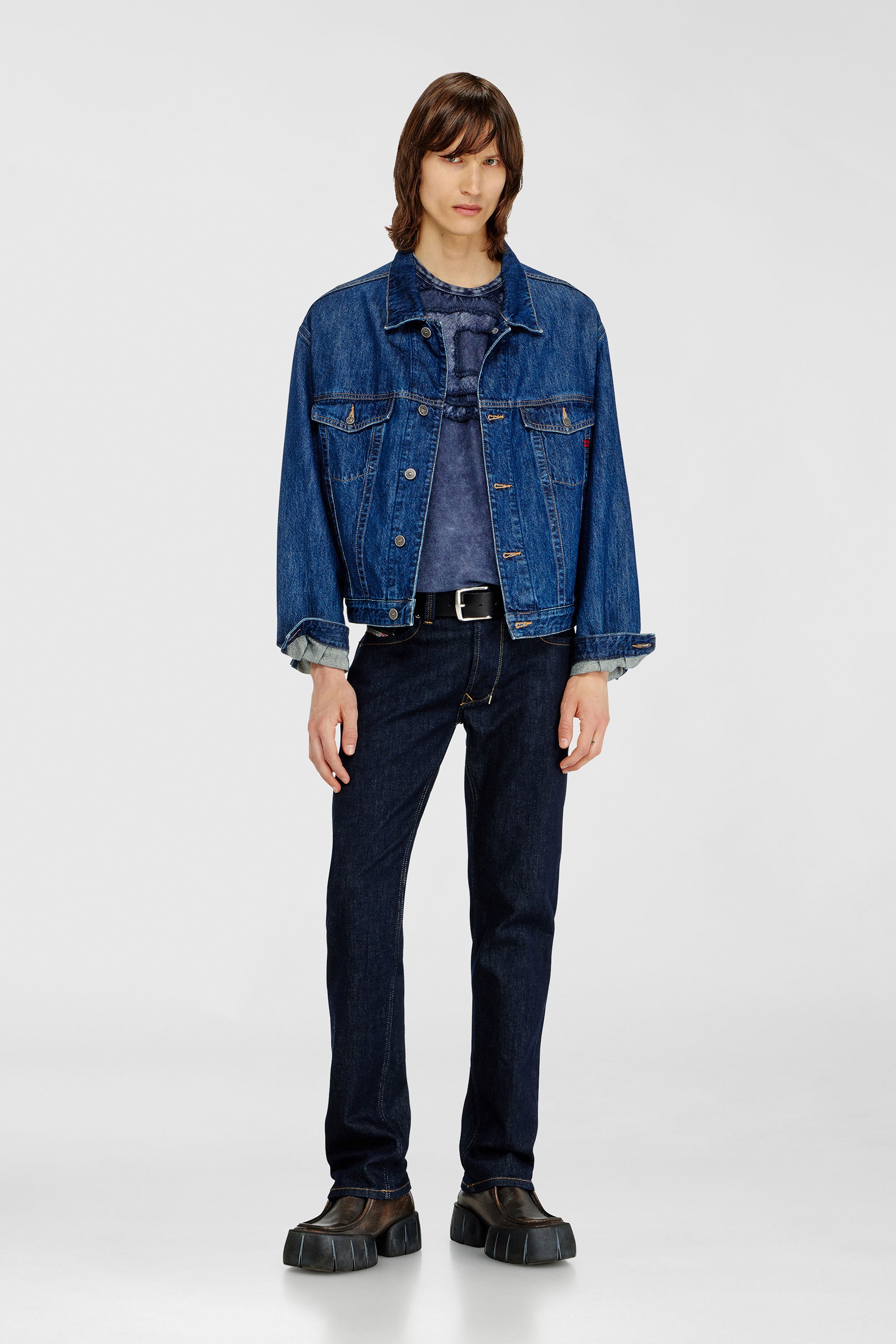Diesel - Herren Regular Jeans 1985 Larkee 0DBEJ, Dunkelblau - 1