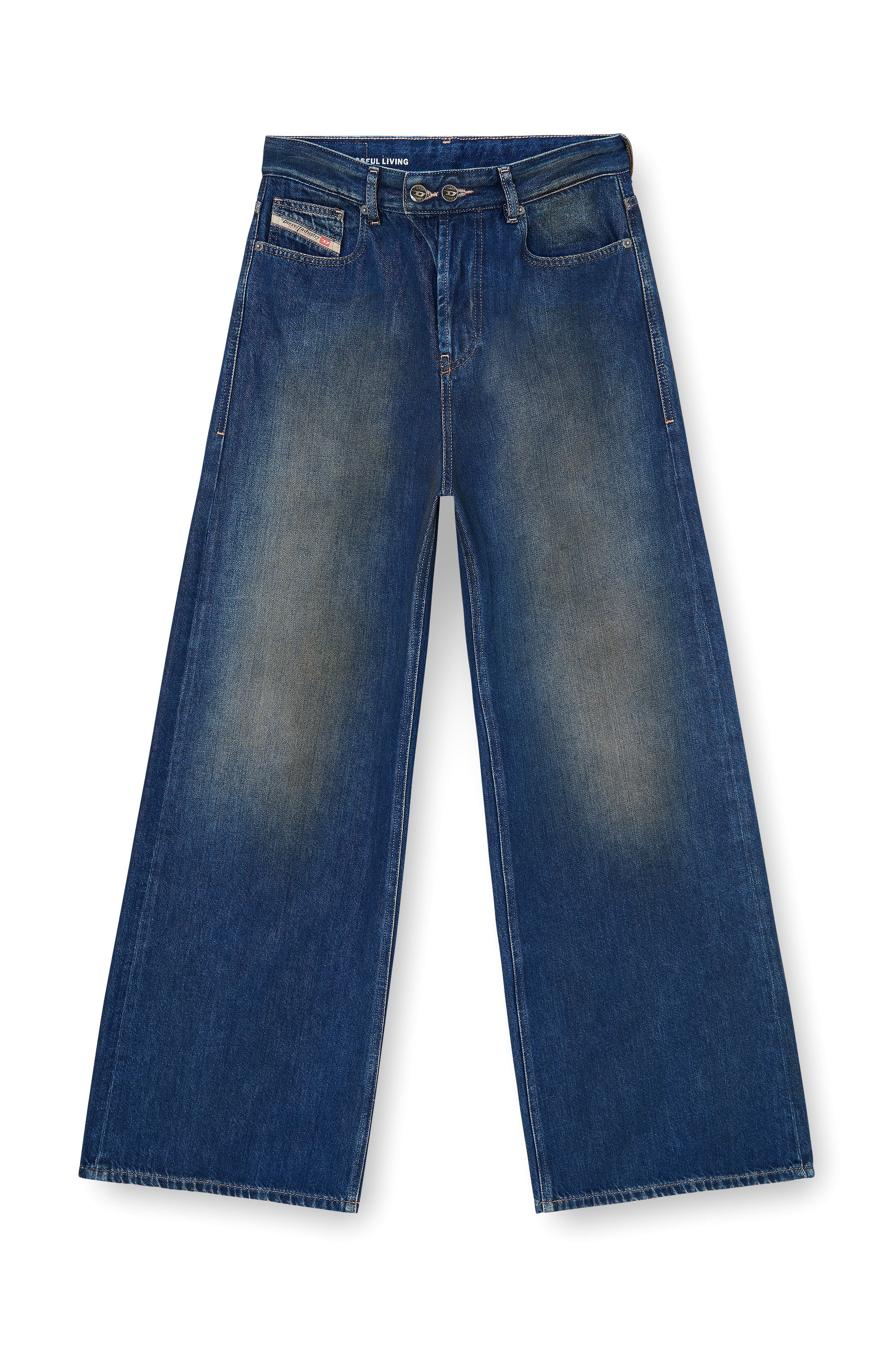 Diesel - Damen Relaxed Jeans 1996 D-Sire 09P47, Dunkelblau - 3
