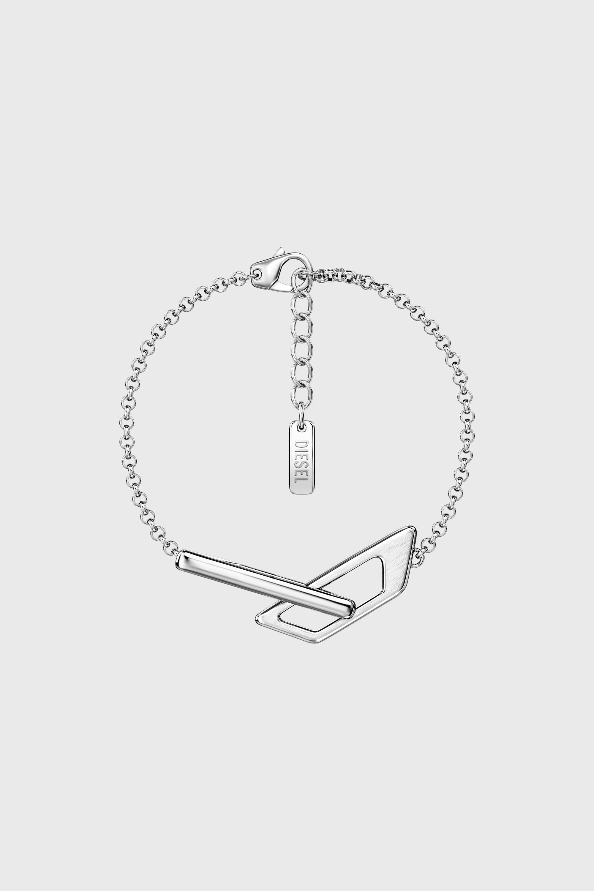 Diesel - DX1726040, Unisex Kettenarmband aus Edelstahl in Silber - 1