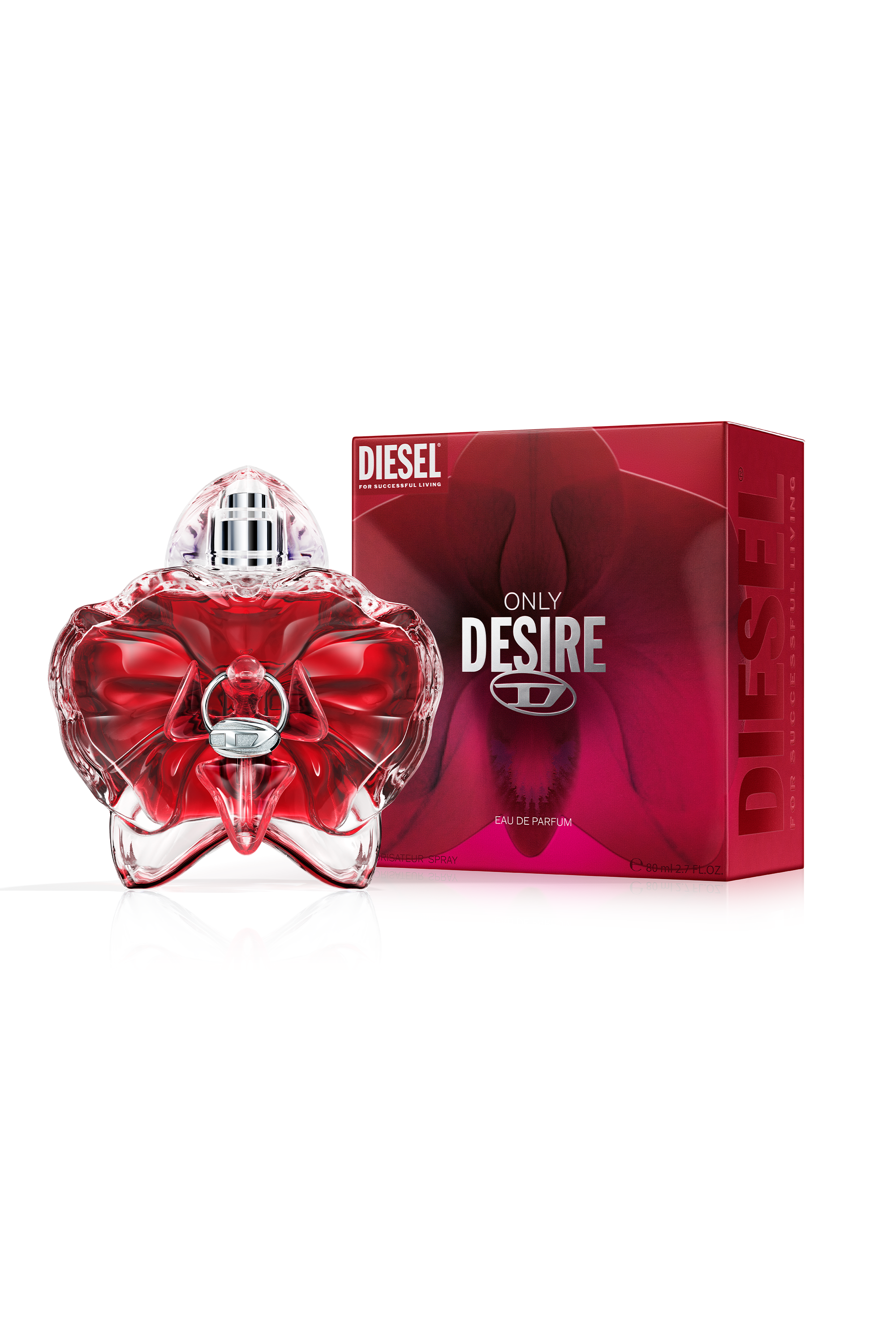 Diesel - DIESEL ONLY DESIRE EDP 80ML LF794400, Damen Only Desire 80ml, Eau De Parfum in Rot - 3