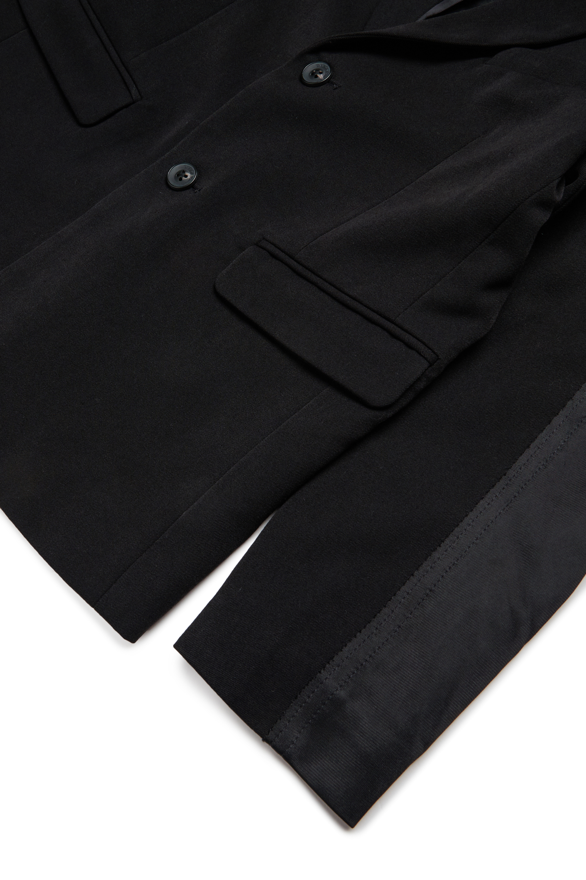 Diesel - JWIRE, Herren Anzugjacke aus Materialmix in Schwarz - 4