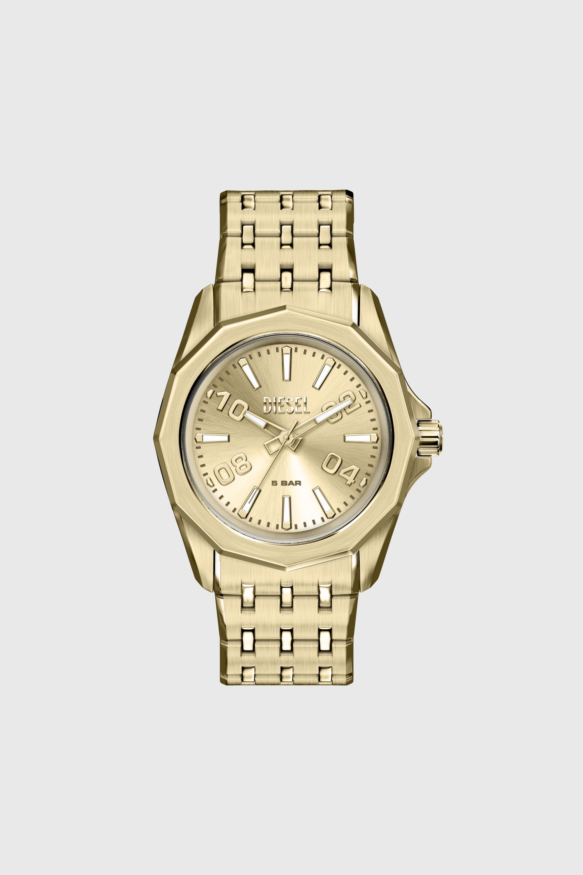 Diesel - DZ2239 WATCH, Herren Stinger gold-tone Edelstahluhr in Gold - 1