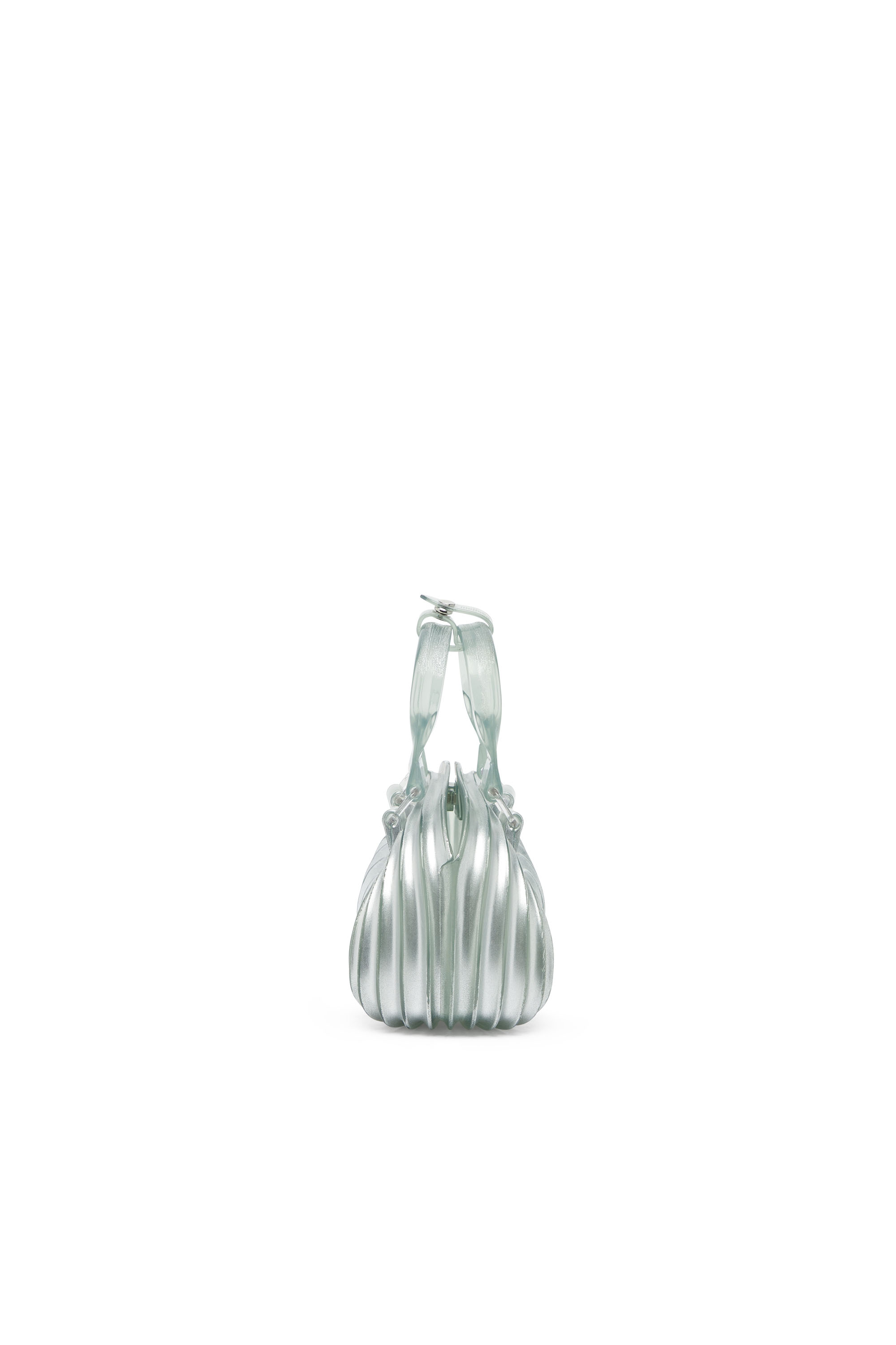 Diesel - MELISSA QUANTUM DOME, Damen Quantum Dome &ndash; Handtasche aus Melflex&reg; in Silber - 5