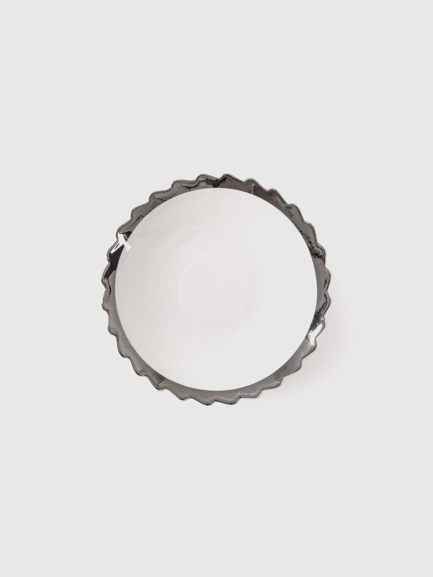 Diesel - 10986SIL MACHINE, Unisex Dessertteller aus Porzellan in Wei&szlig; - 1