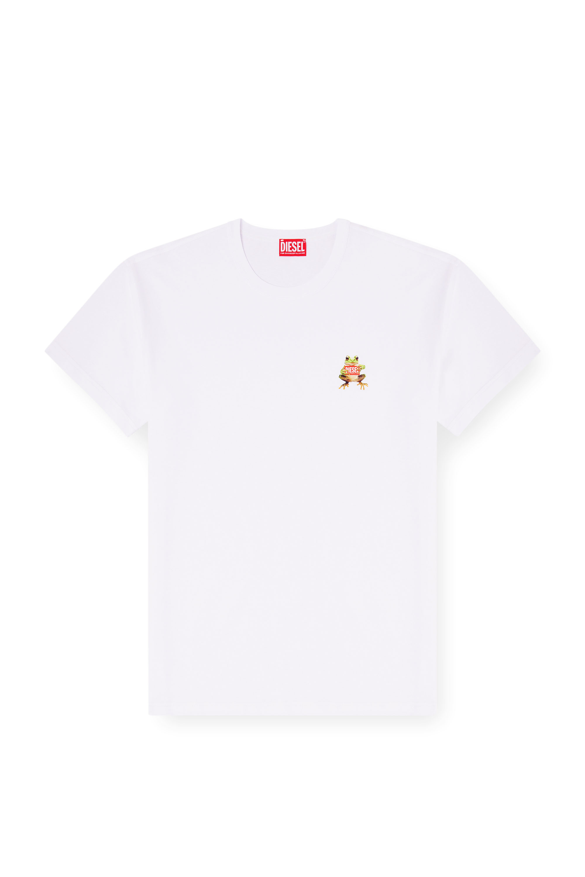 Diesel - T-NORM-FROG, Herren T-Shirt mit Frosch- und Logoprint in null - 3