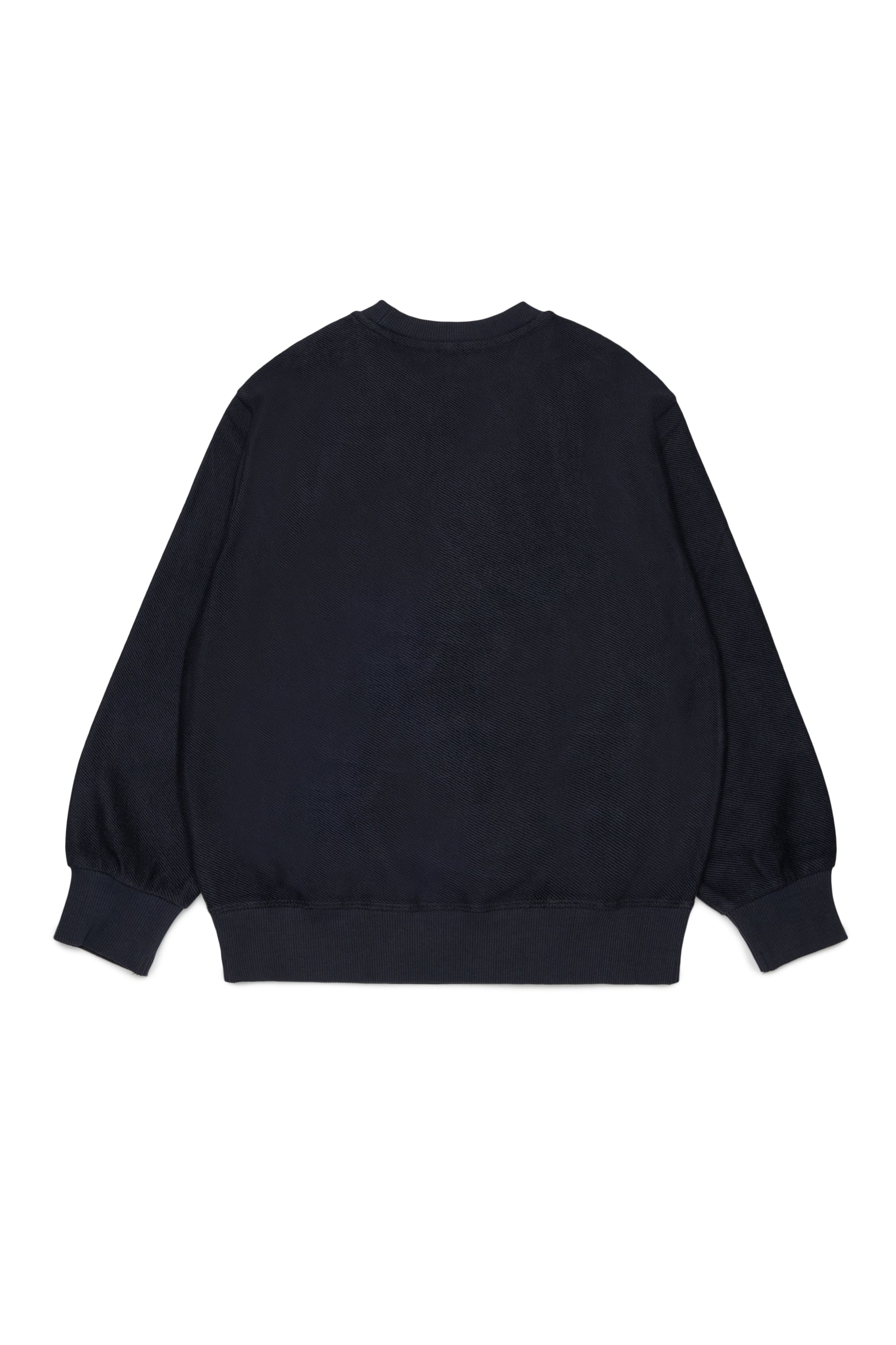 Diesel - SFRIT OVER, Herren Sweatshirt mit Streifen und Oval D Logo in Schwarz - 2