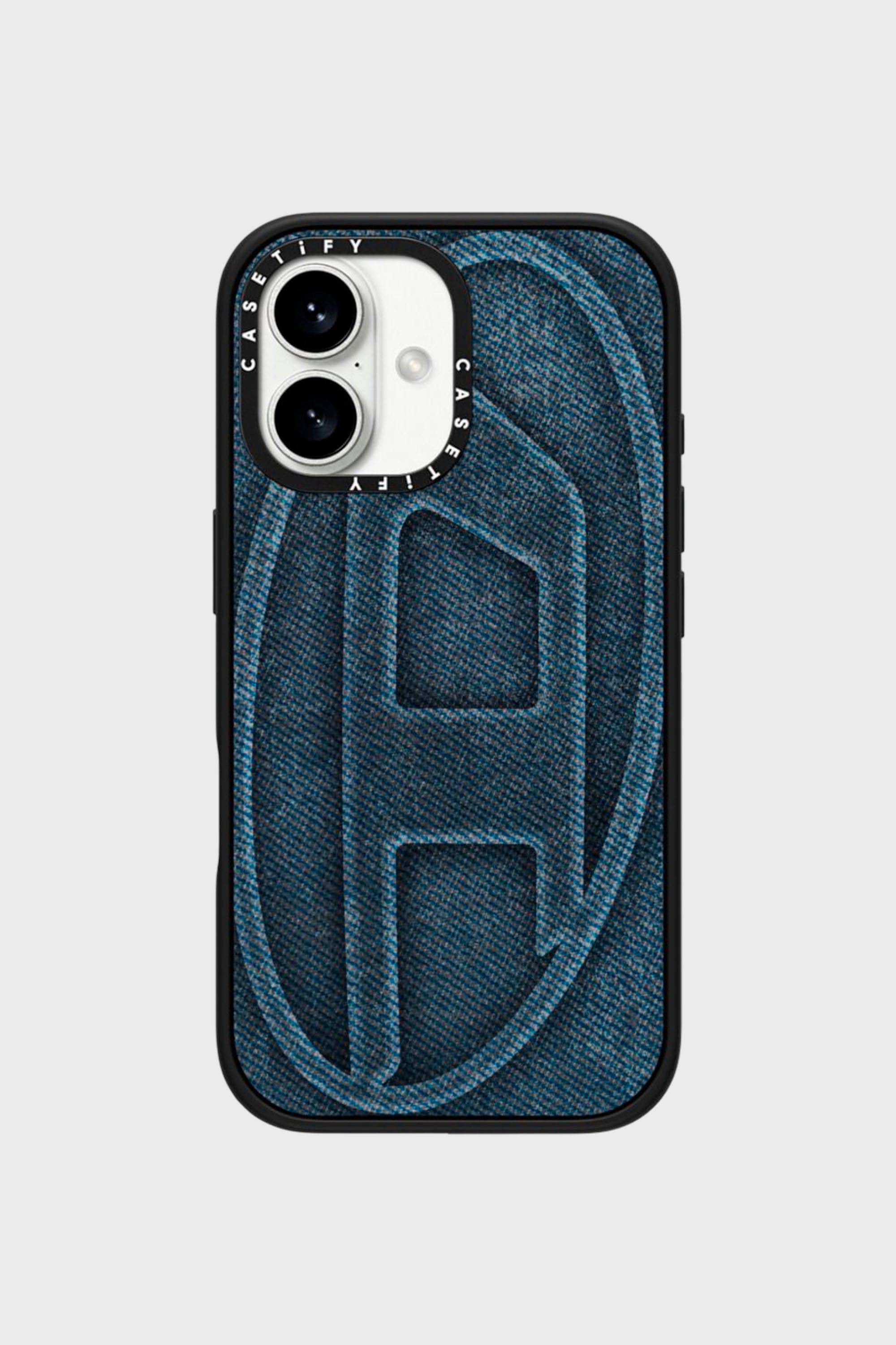 Diesel - 60584 MOULDED CASE, Unisex H&uuml;lle Oval D impact f&uuml;r iPhone 16 in Blau - 1