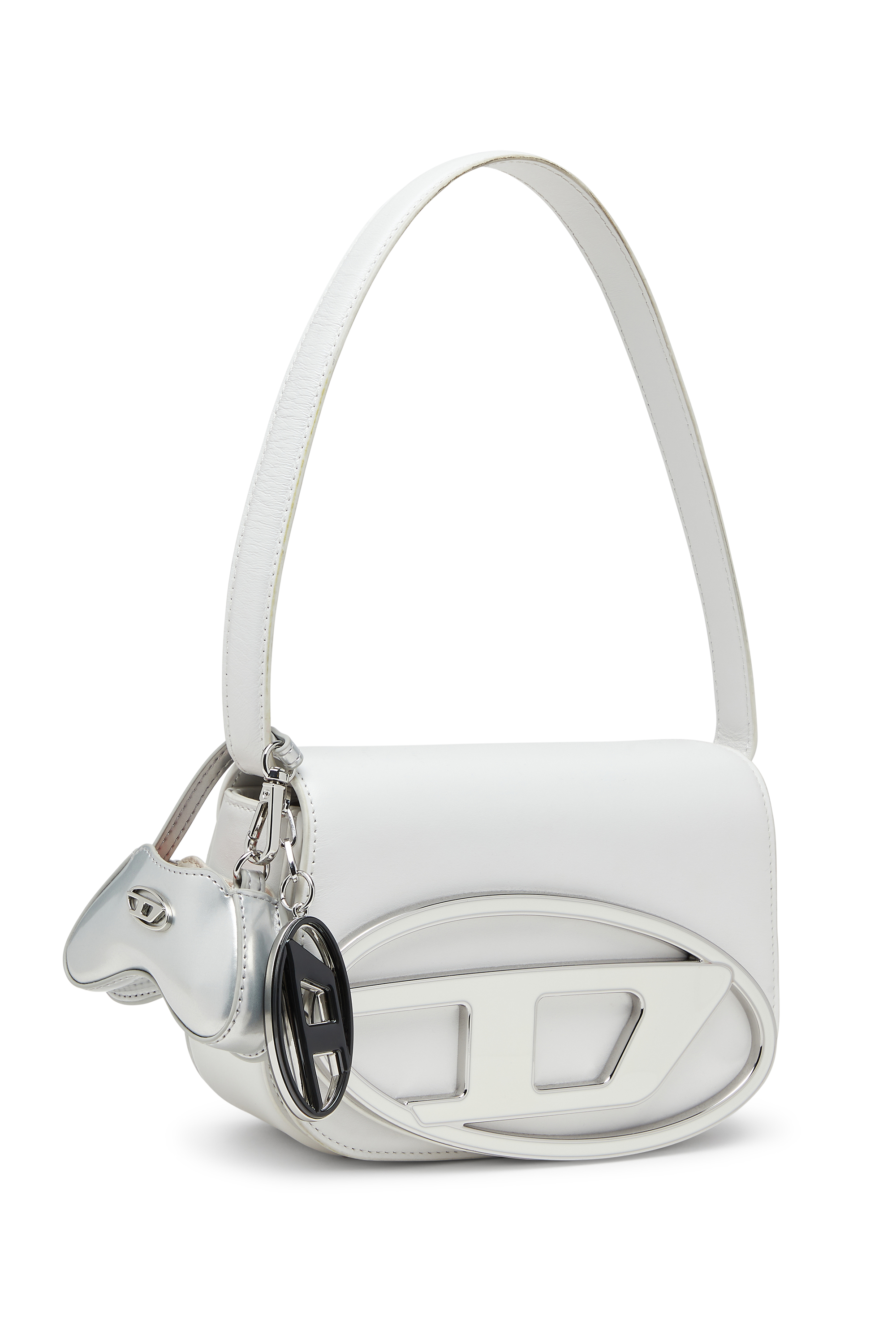 Diesel - PLAY CHARMS, Damen Glossy bag charm with mirror in Silber - 2
