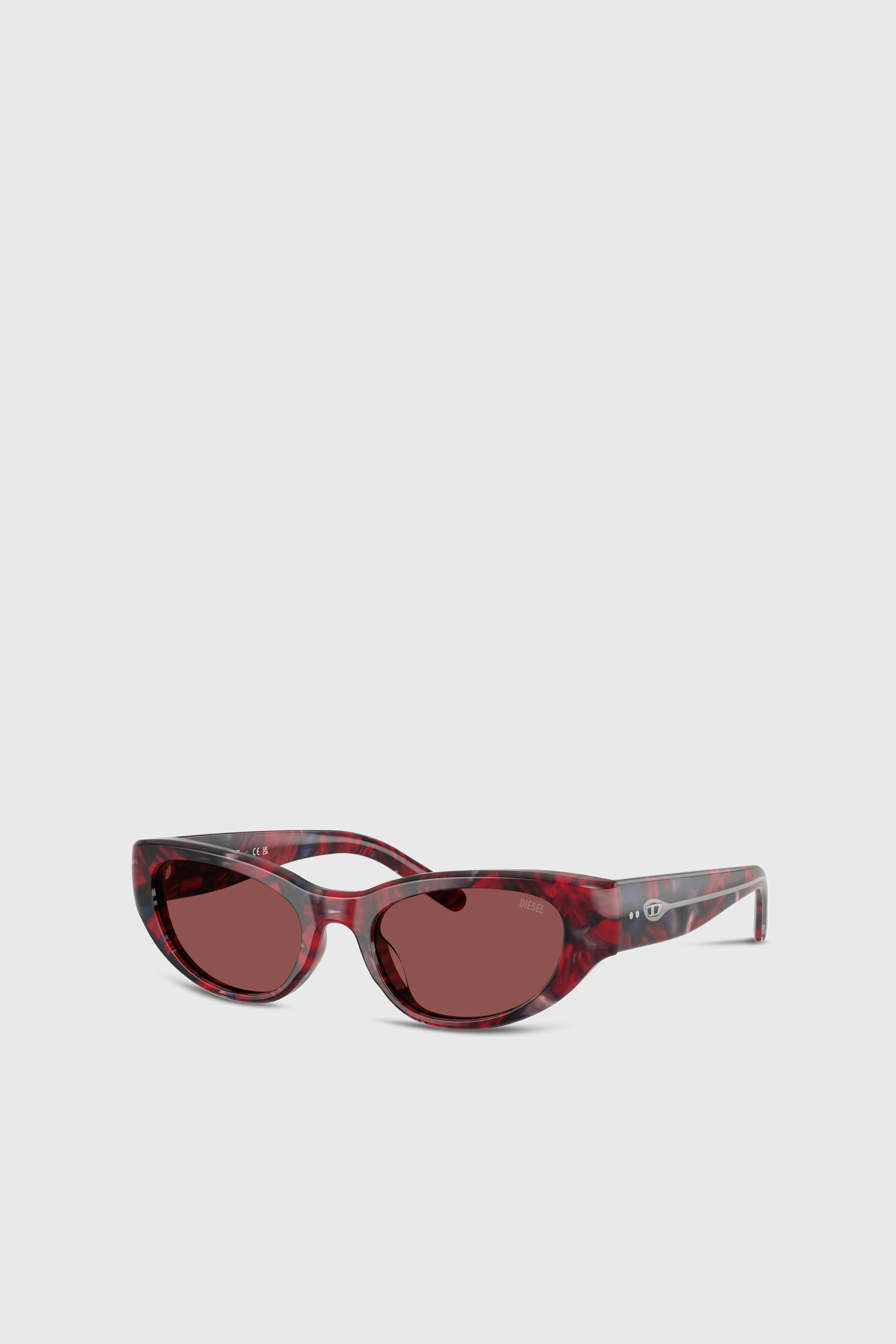 Diesel - 0DL2010U, Unisex Cateye-Sonnenbrillen in Rot/Braun - 2