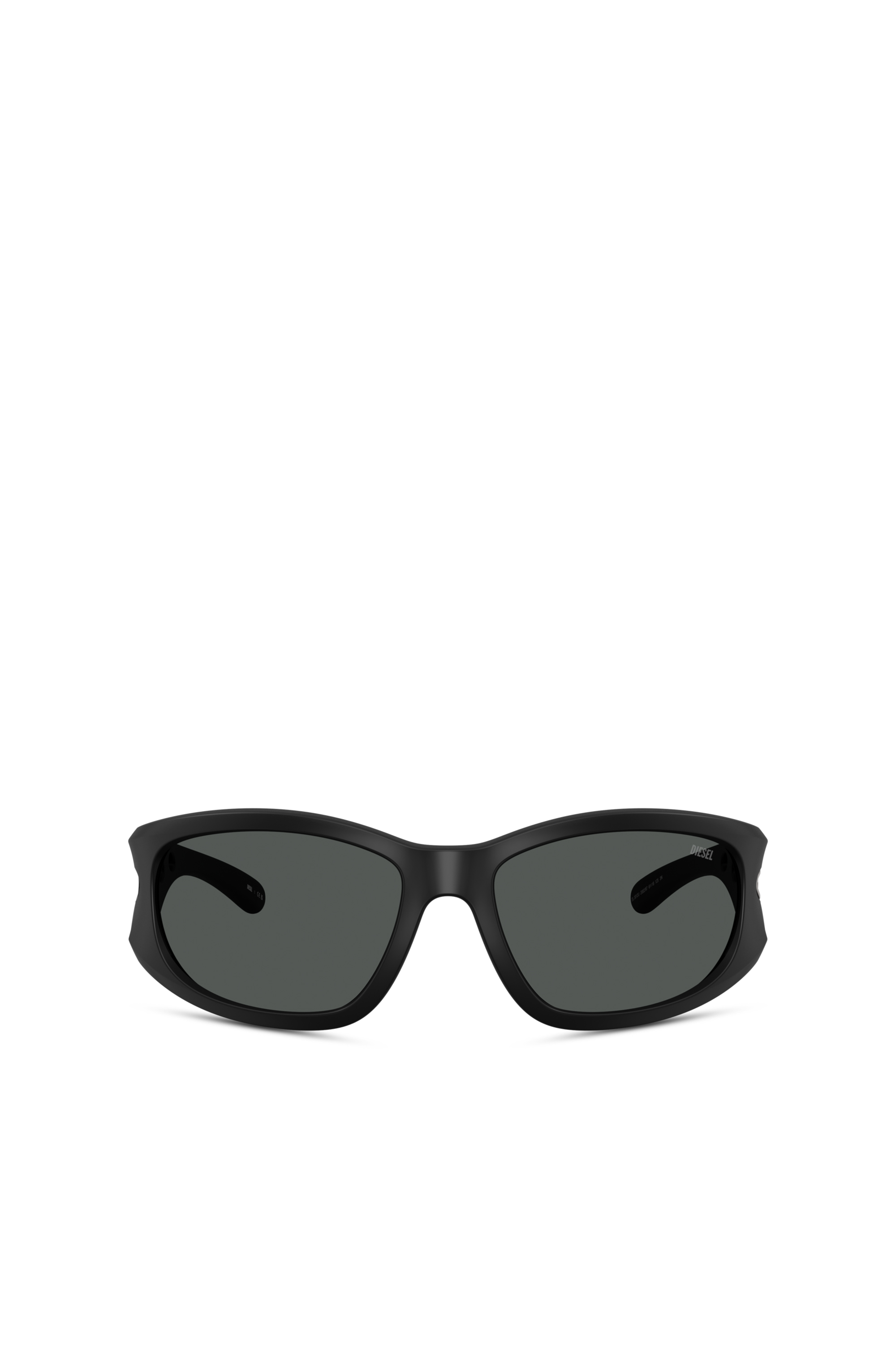 Diesel - 0DL3012U, Unisex Rechteckige Sonnenbrillen in Schwarz - 1