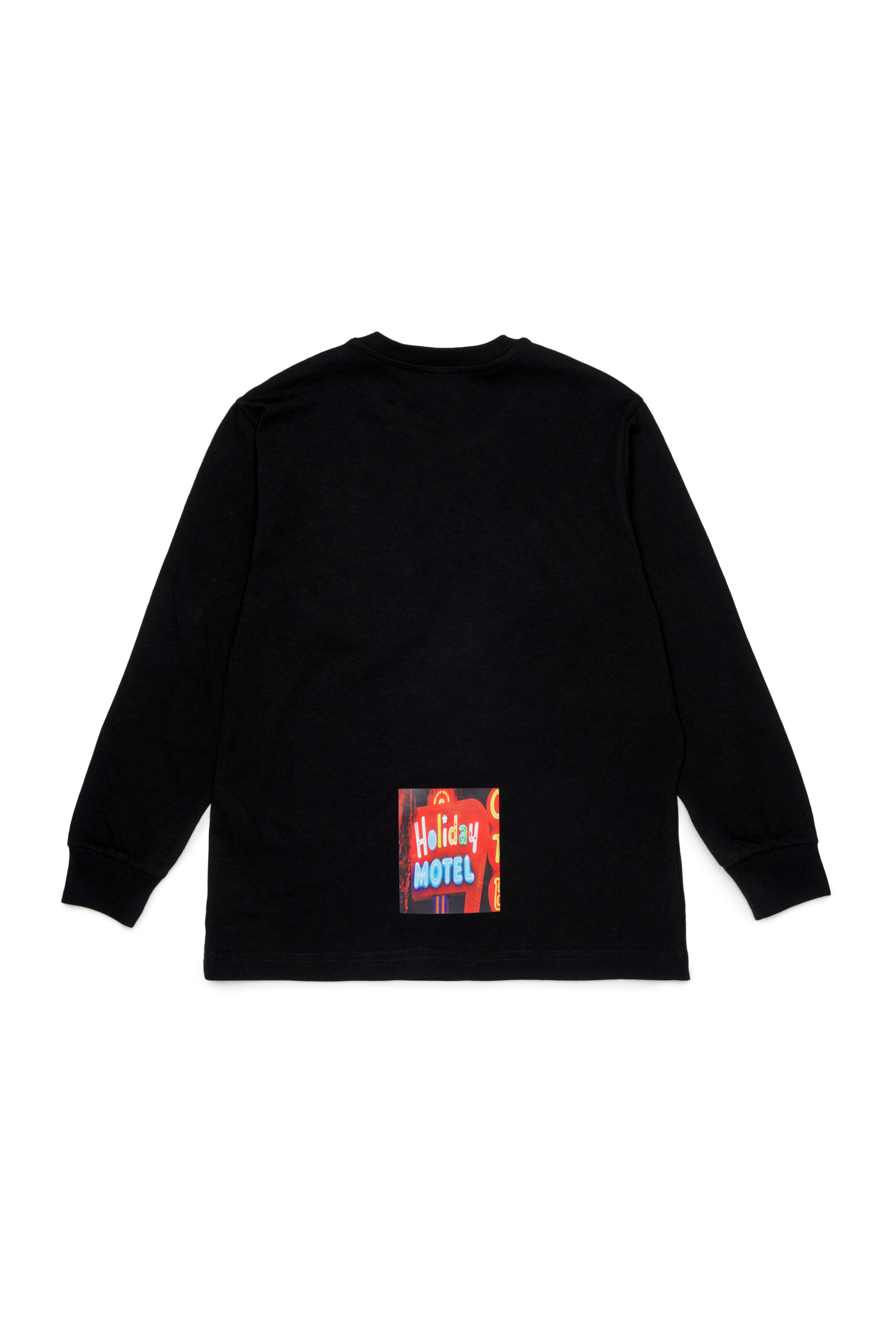Diesel - TFORMY OVER, Man's Long-sleeve T-shirt with photo prints in Black - 2