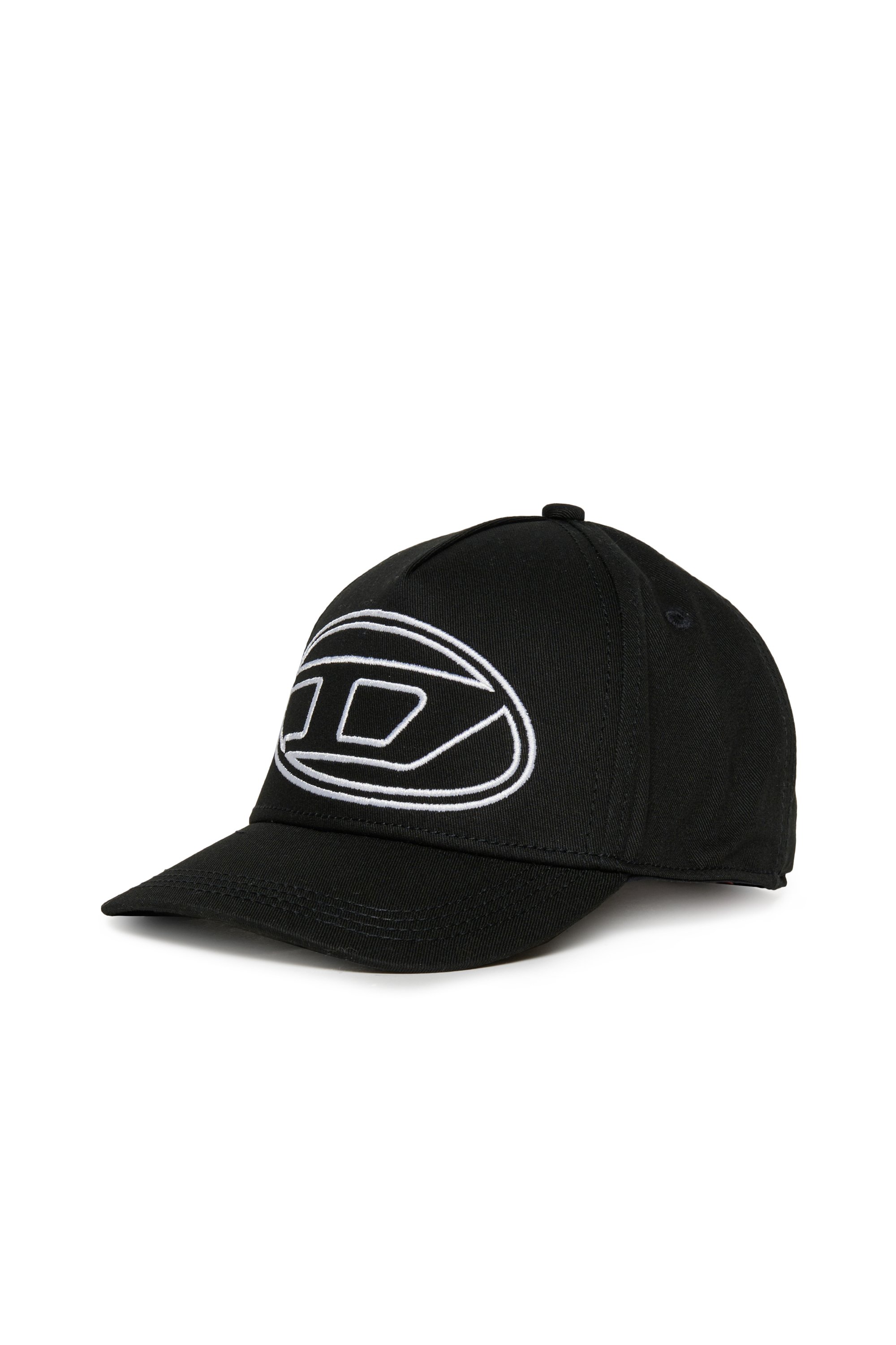 Diesel - FRENDIL, Herren Basecap mit besticktem Oval D in Schwarz - 1