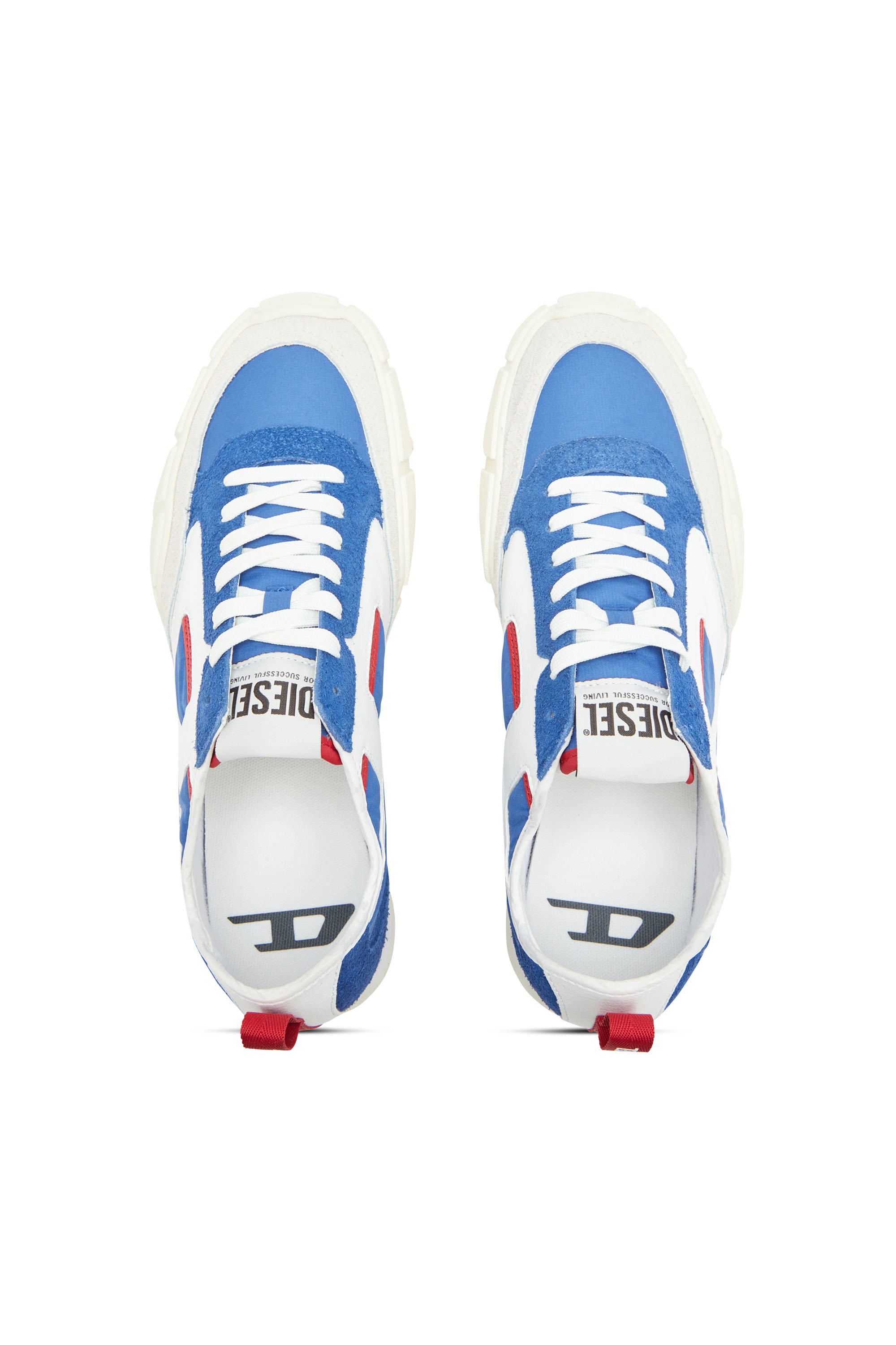 S-PAGODHA LOW, Blau Diesel - S-PAGODHA LOW, Herren S-Pagodha-Sneakers aus Leder, Wildleder und Ripstop in Blau - 4