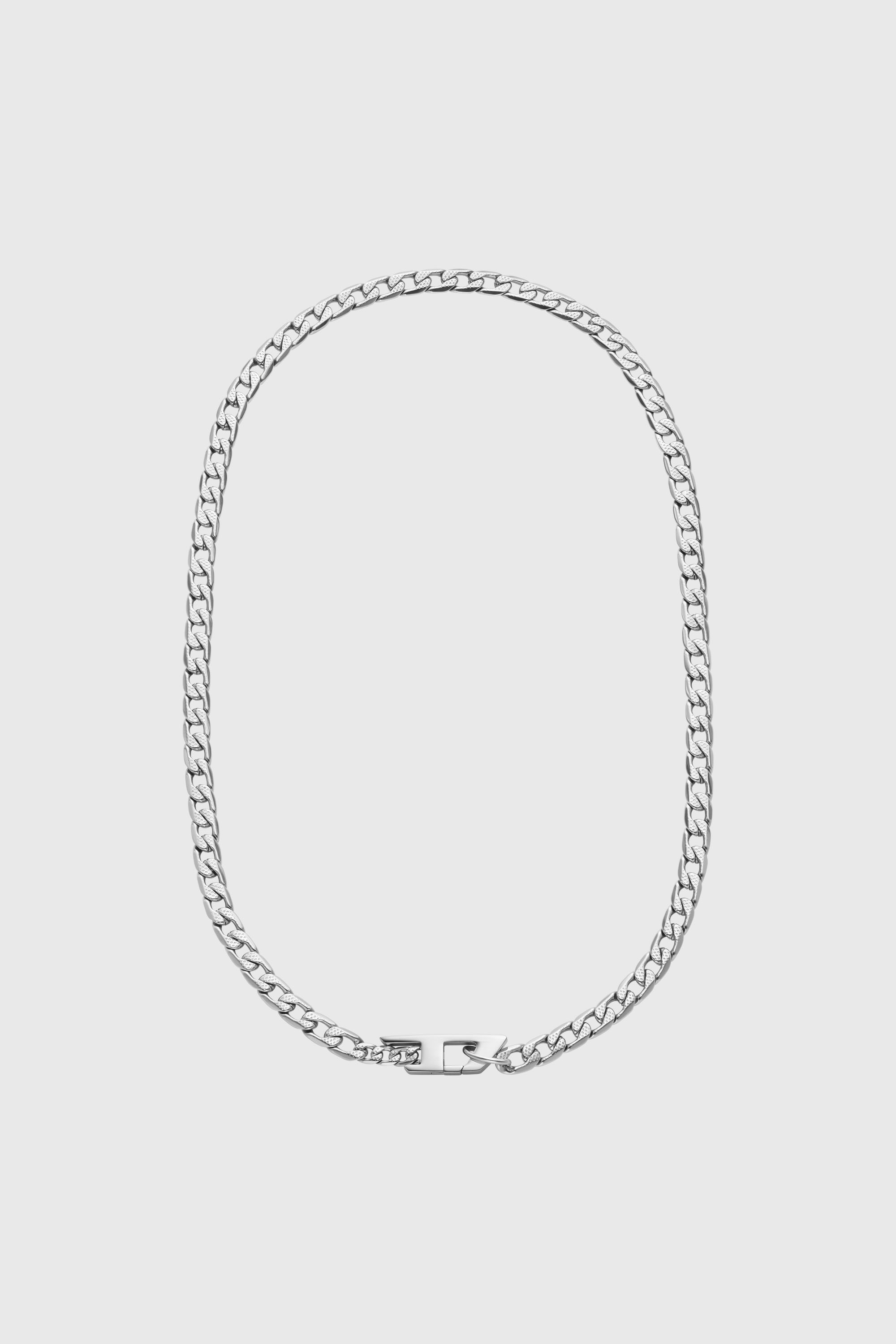Diesel - DX1497, Unisex Halskette aus Edelstahl in Silber - 1