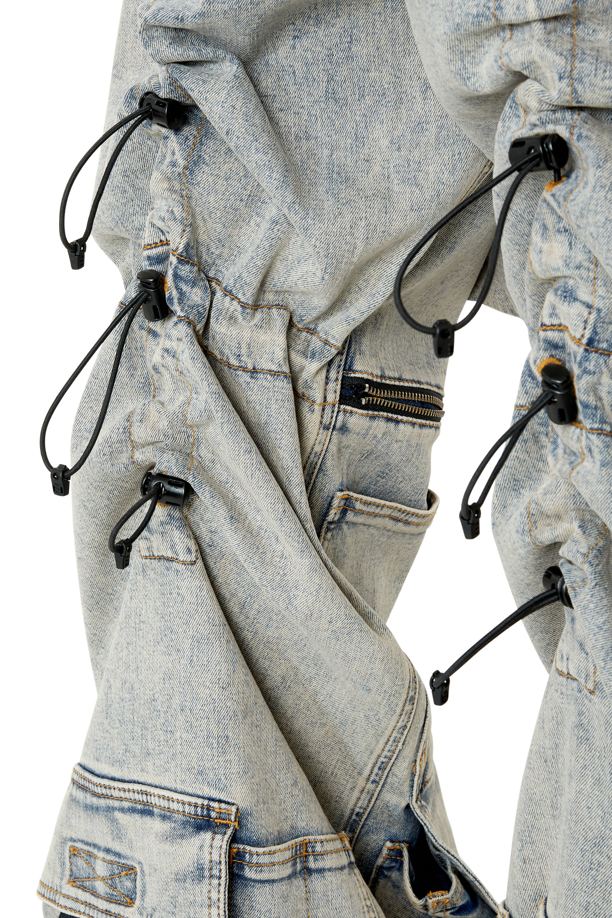 Diesel - D-Onlypockets 09F12 Straight Jeans, Mittelblau - Image 3