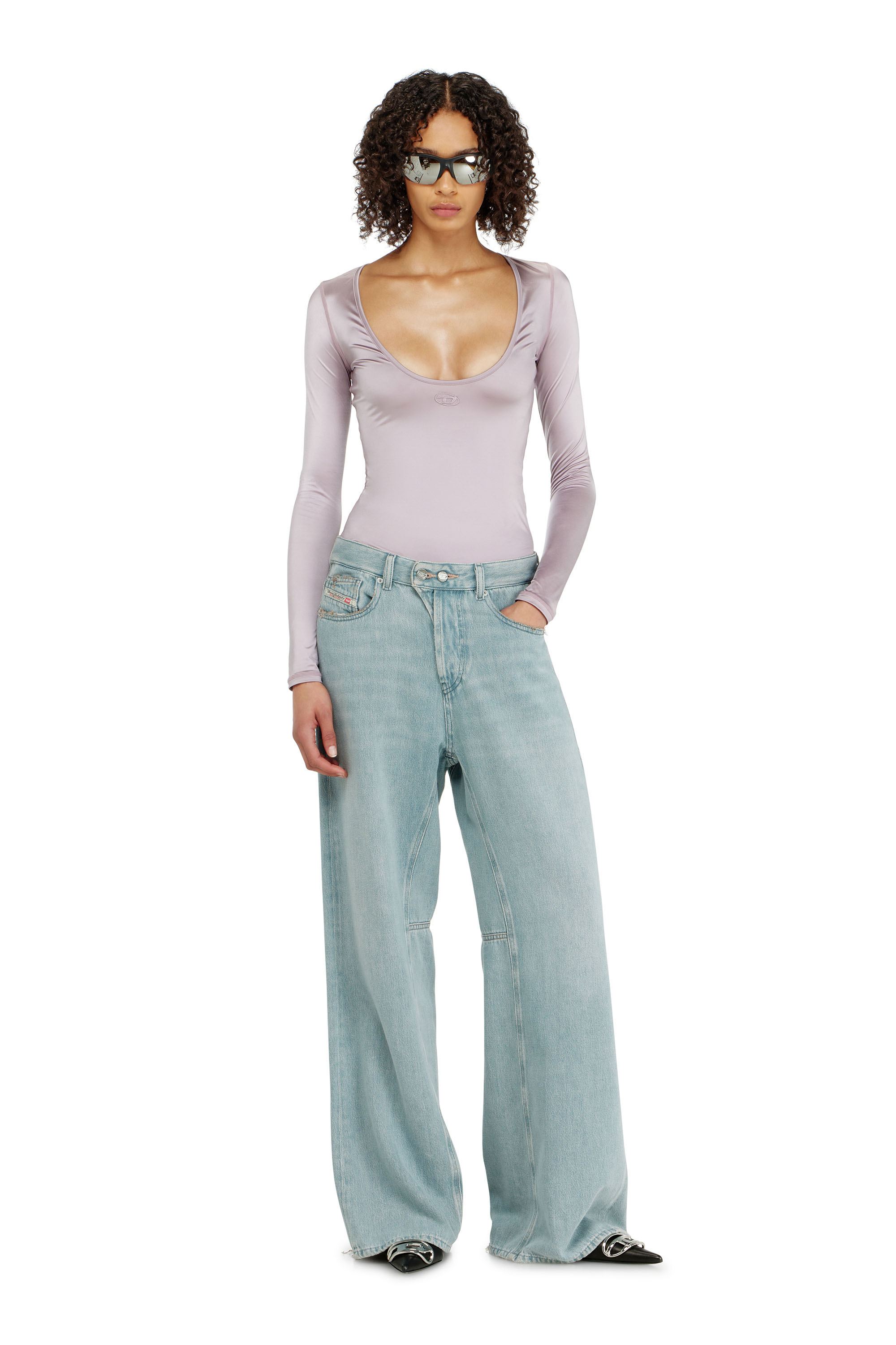 Diesel - Damen Relaxed Jeans 1996 D-Sire 09P84, Hellblau - 1