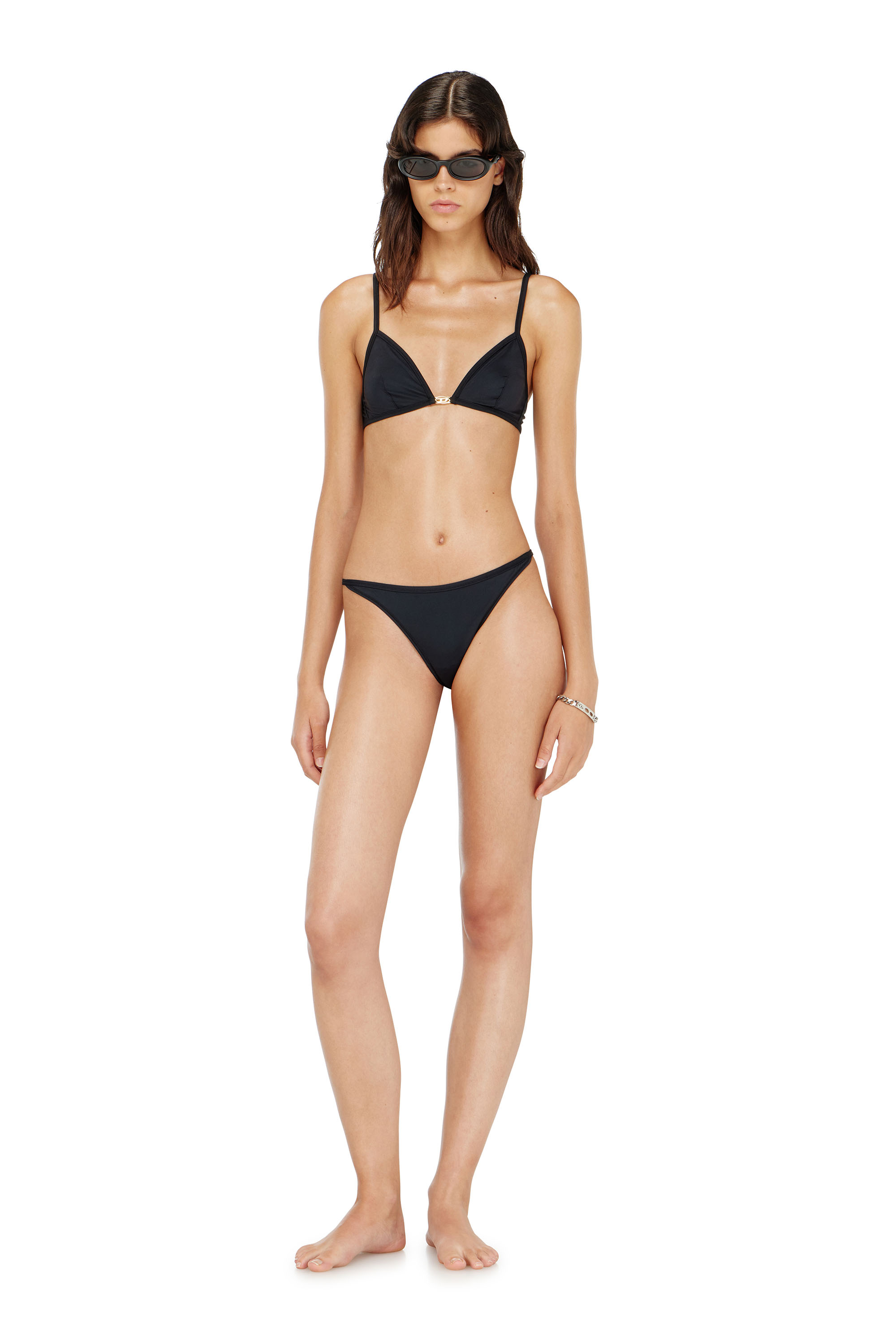 Diesel - ADRIENNE-UTLT, Damen Nylon-String mit Metall-Oval D Detail in null - 1