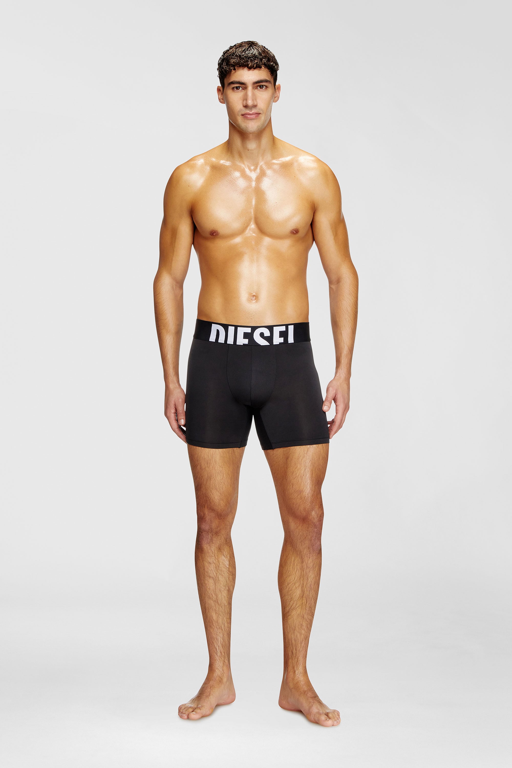 Diesel - MAX-D-POP-3PACK-55, Herren Retropants im Dreierpack aus Mikrofaser in Schwarz - 2