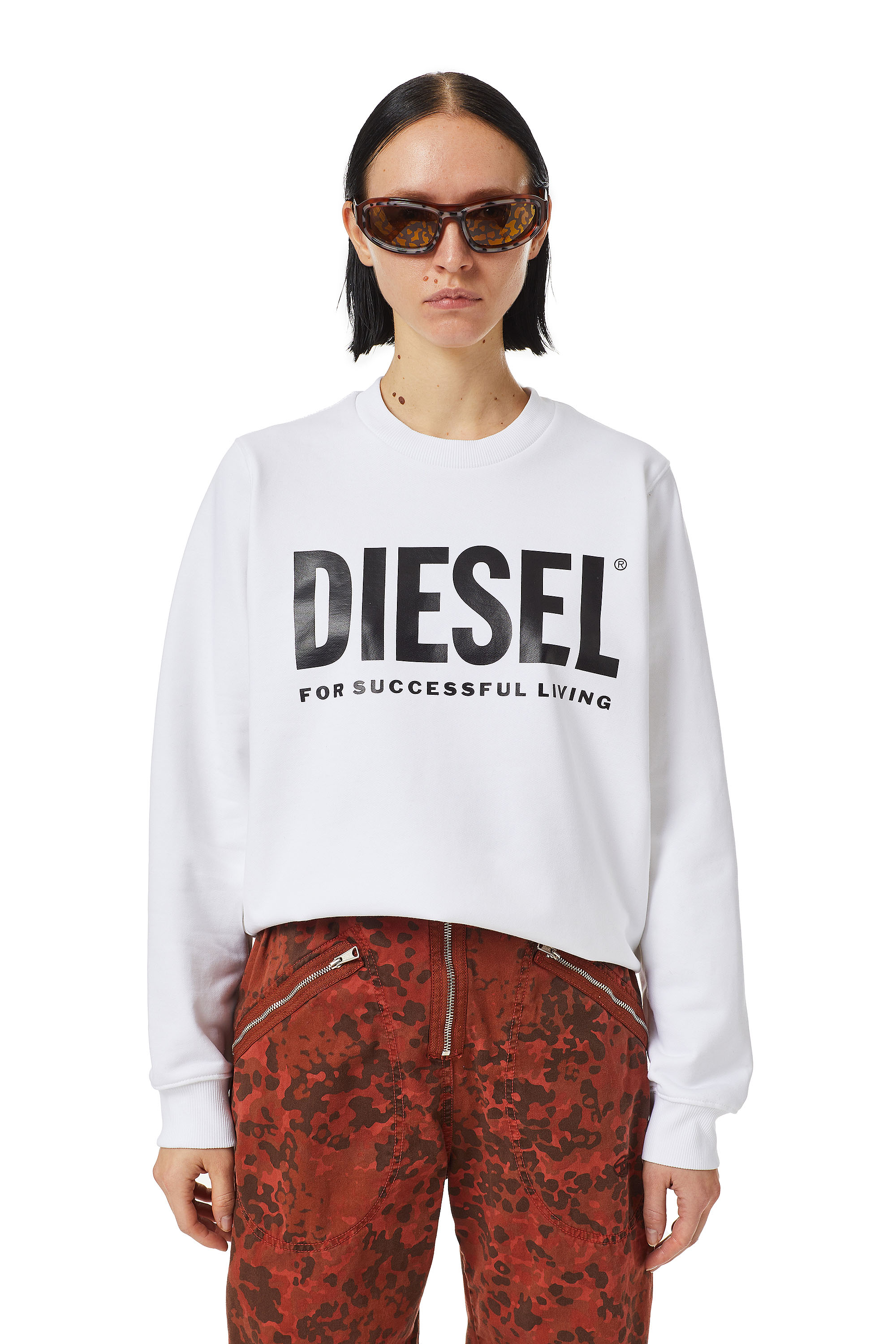 F-ANGS-ECOLOGO, Schwarz/Weiss - Sweatshirts