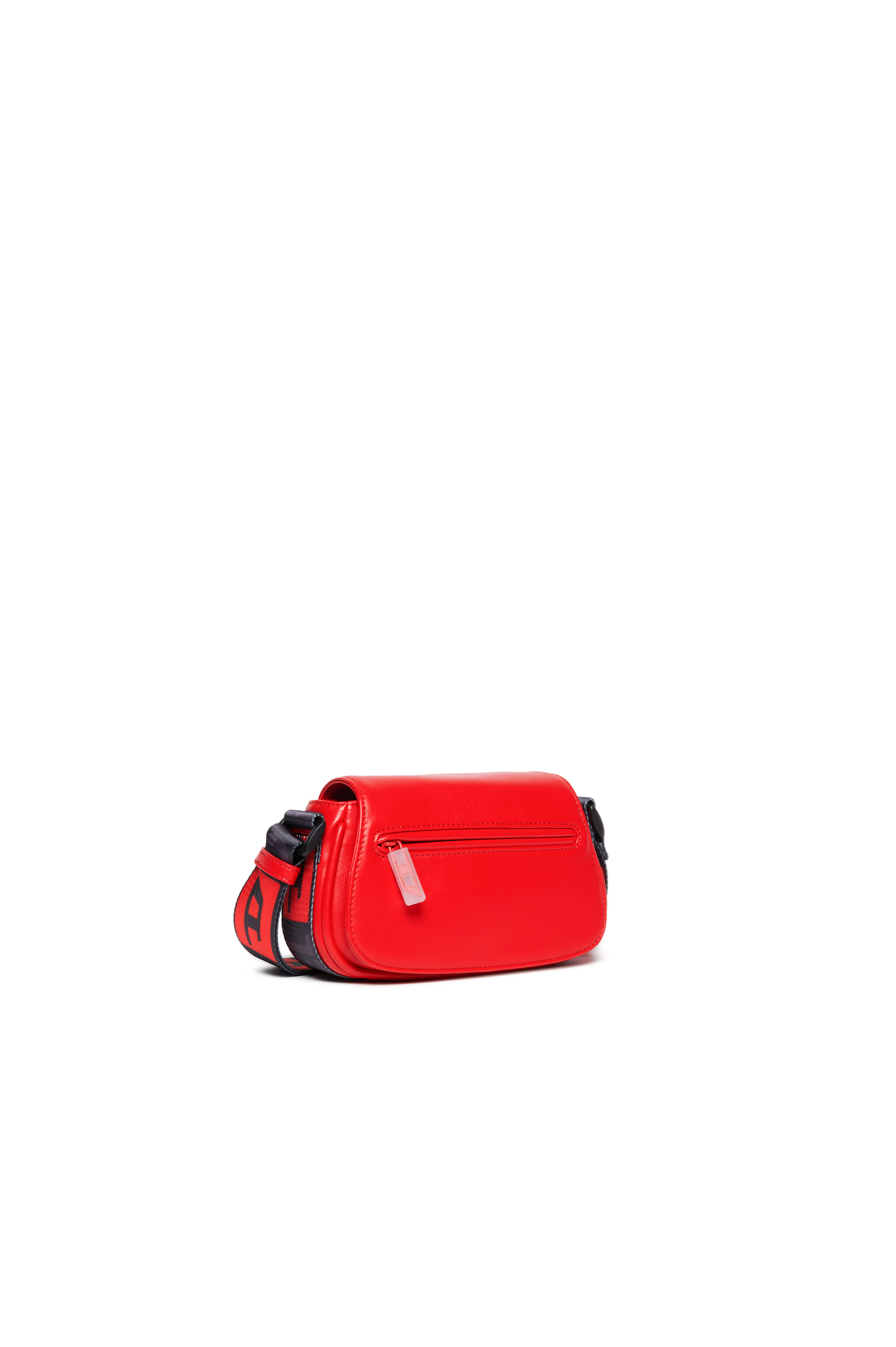 Diesel - CROSSBODY, Damen Crossbody-Tasche mit Logo-Trägern in Rot - 3