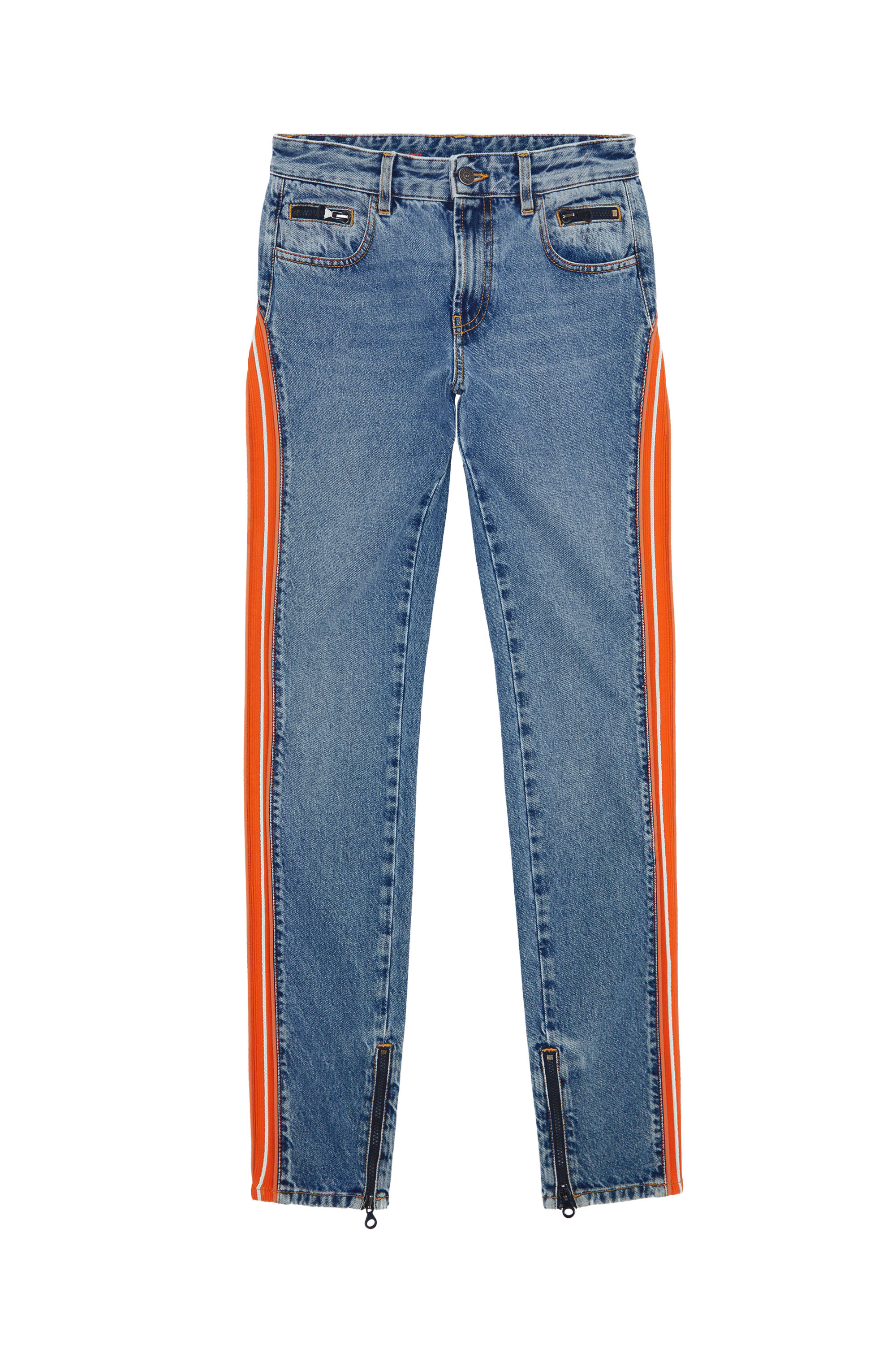 Diesel - Skinny Jeans D-Vision 0EMAT, Mittelblau - Image 5