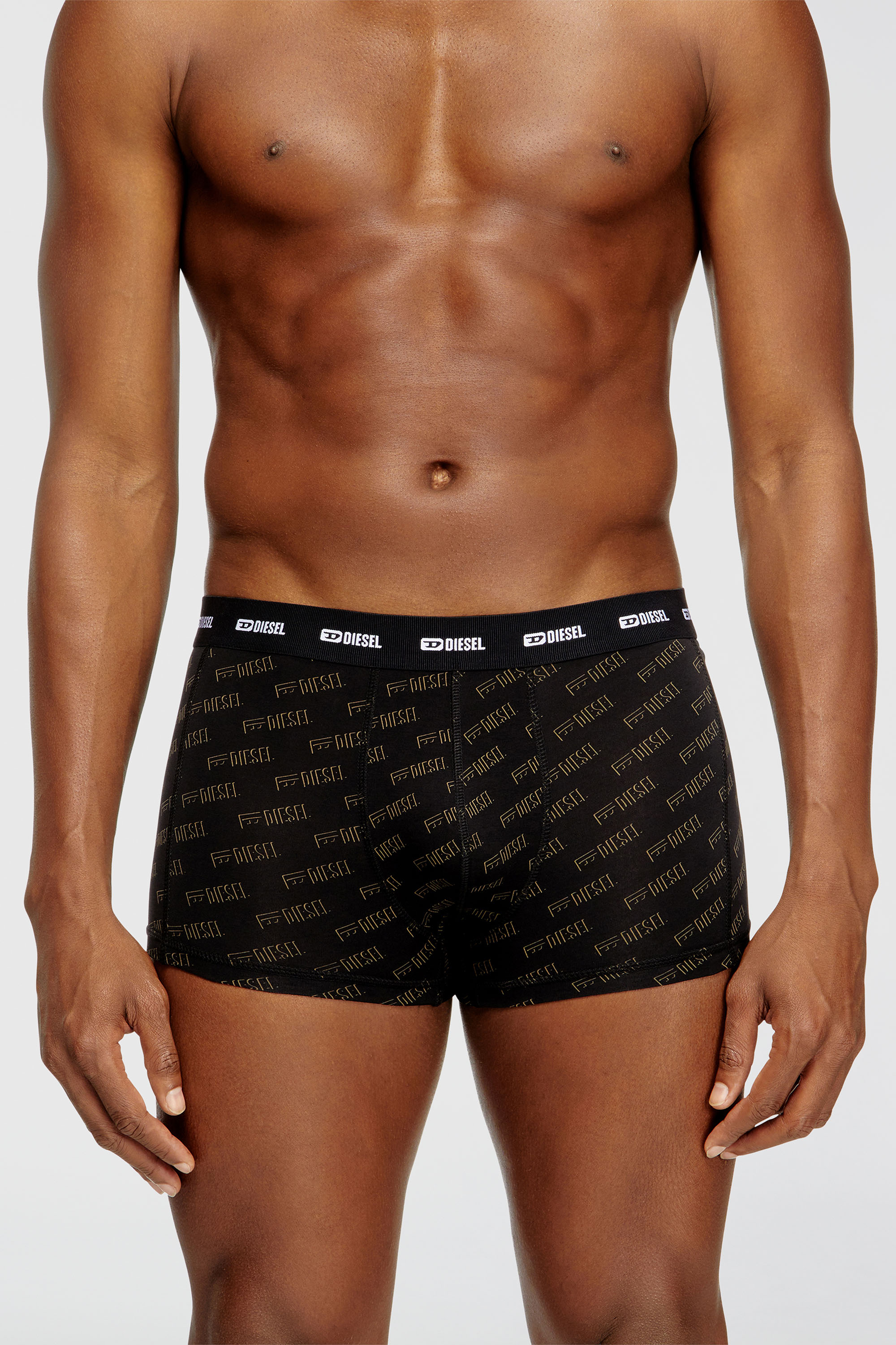 Diesel - DAMIEN-UTLT-3PACK, Herren Retropants im Dreierpack mit stilisiertem Logo in Schwarz - 3