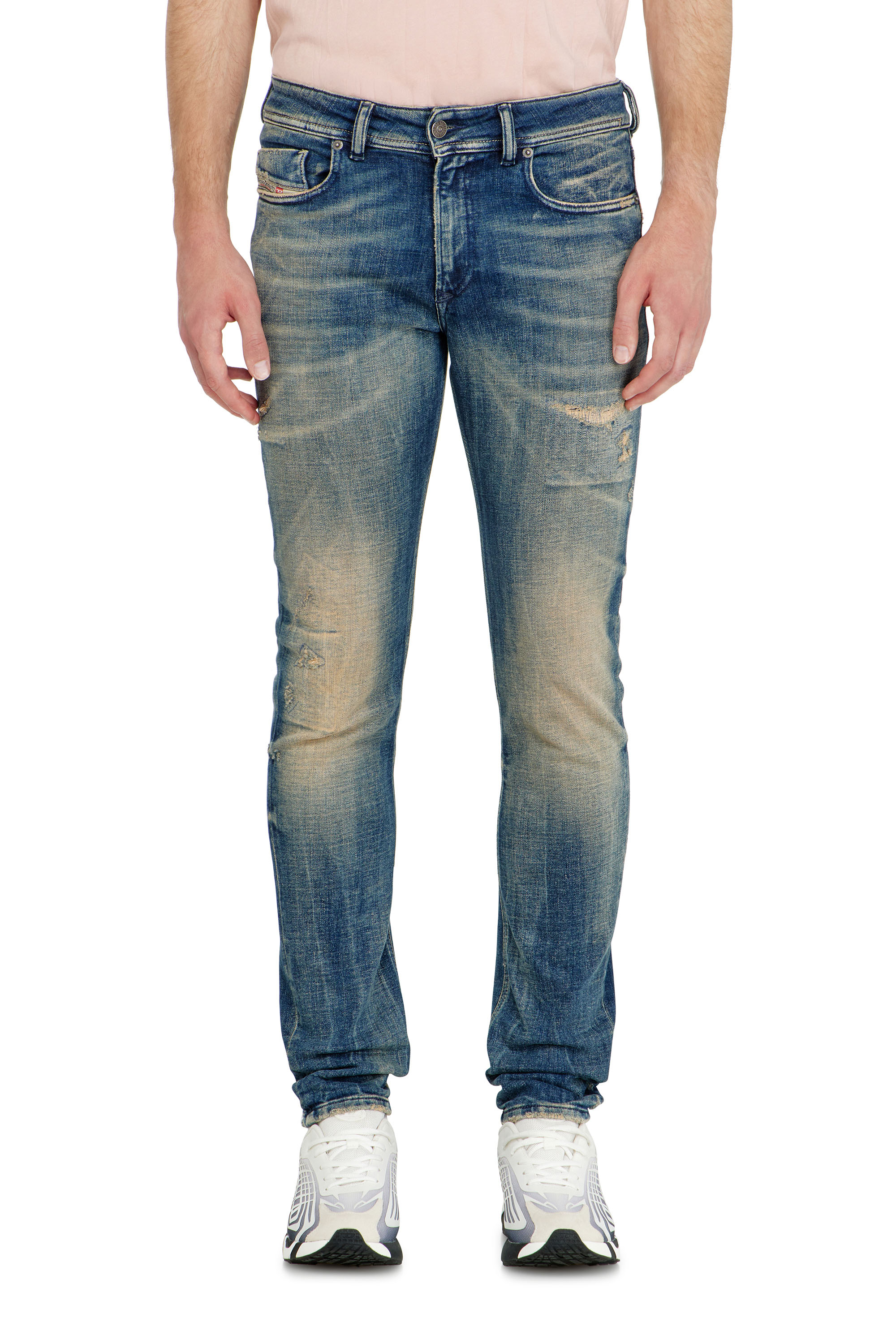 Diesel - Herren Skinny Jeans 1979 Sleenker 09P68, Dunkelblau - 1