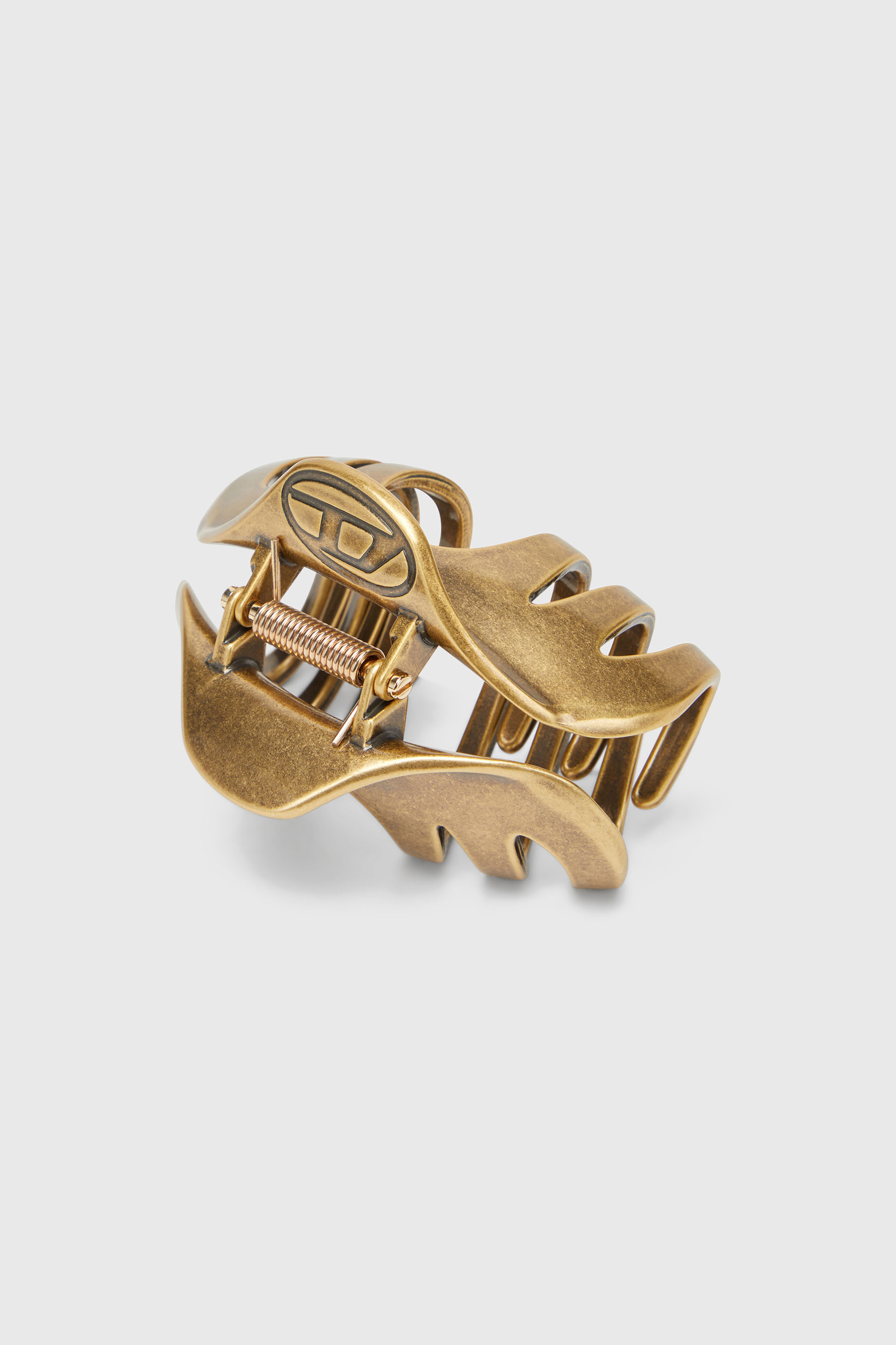 Diesel - TALON CLIP II, Damen Metal claw hair clip

Metall-Haarspange mit Kralle in Gold - 2