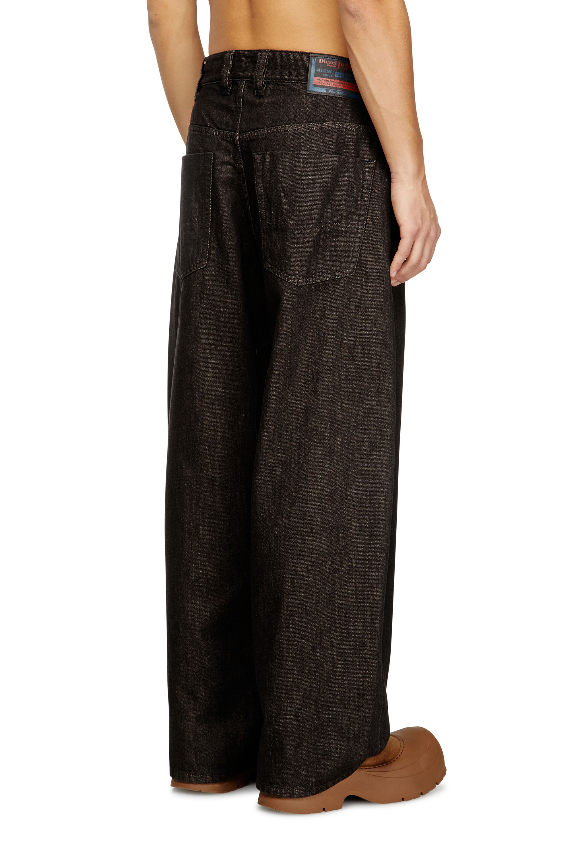 Diesel - Unisex's Relaxed Jeans 1997 D-Enim 09N25, Black/Dark grey - 4