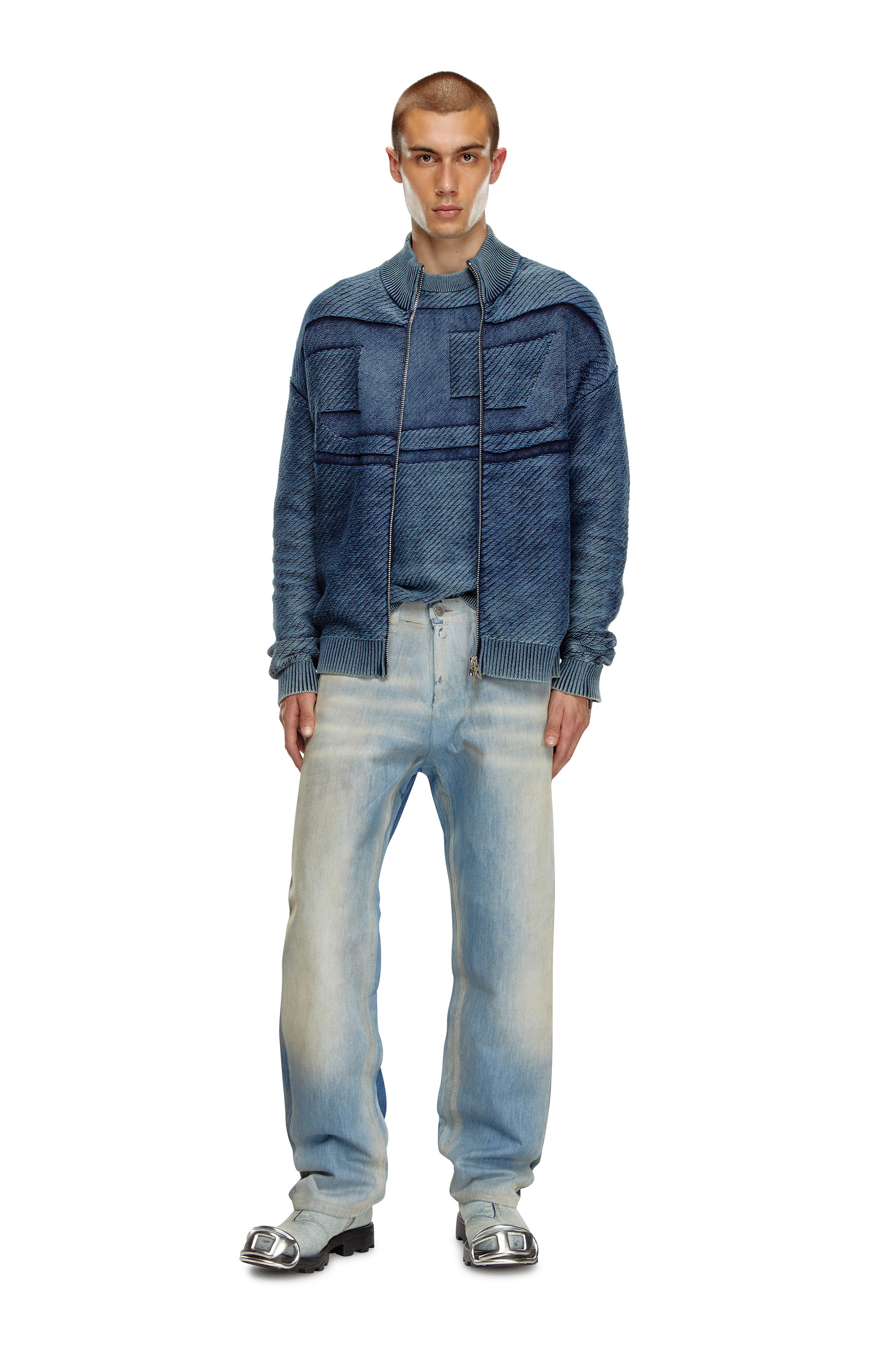 Diesel - Herren Straight Jeans 2010 D-Macs 09K22, Mittelblau - Image 2