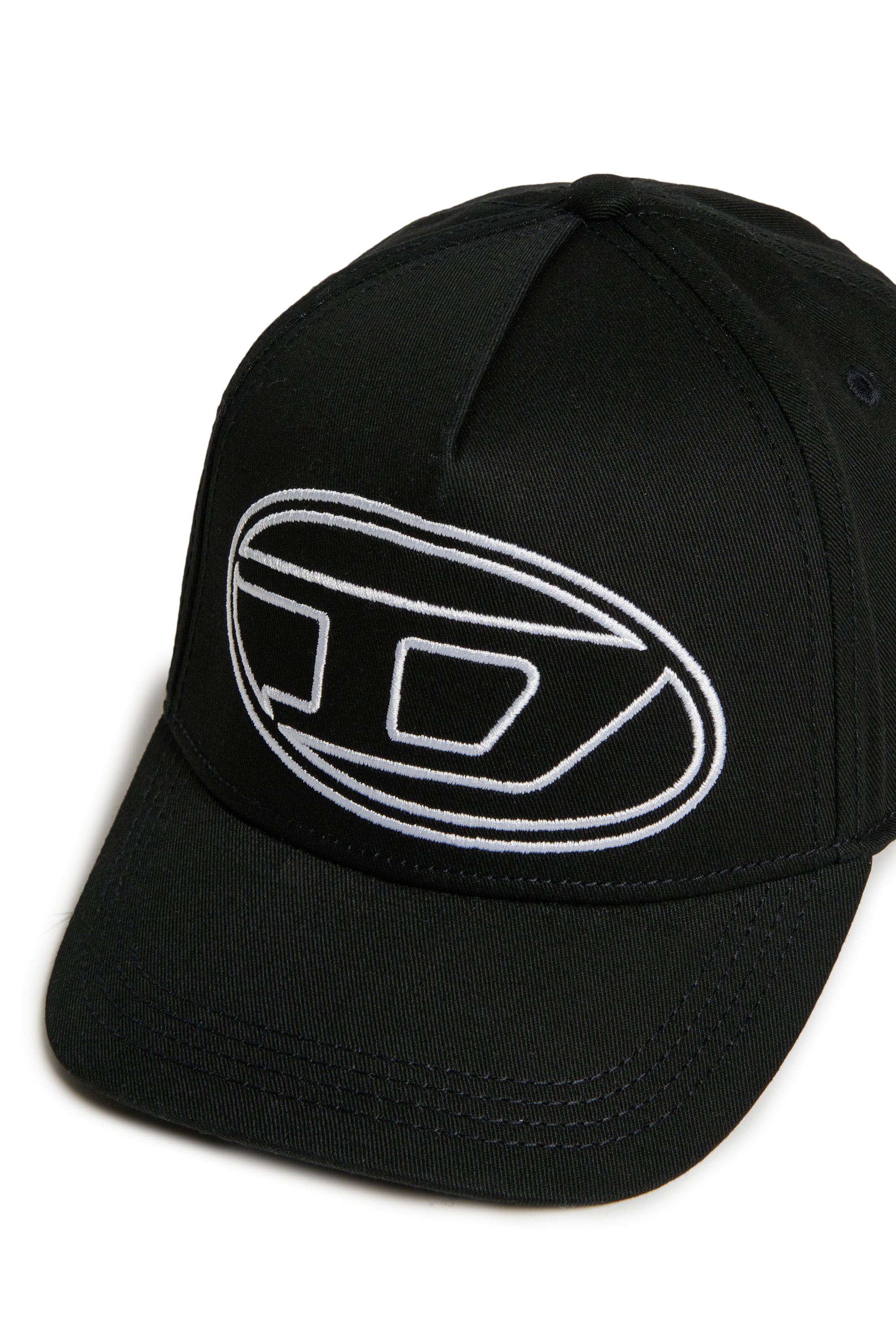 Diesel - FRENDIL, Herren Basecap mit besticktem Oval D in Schwarz - 3