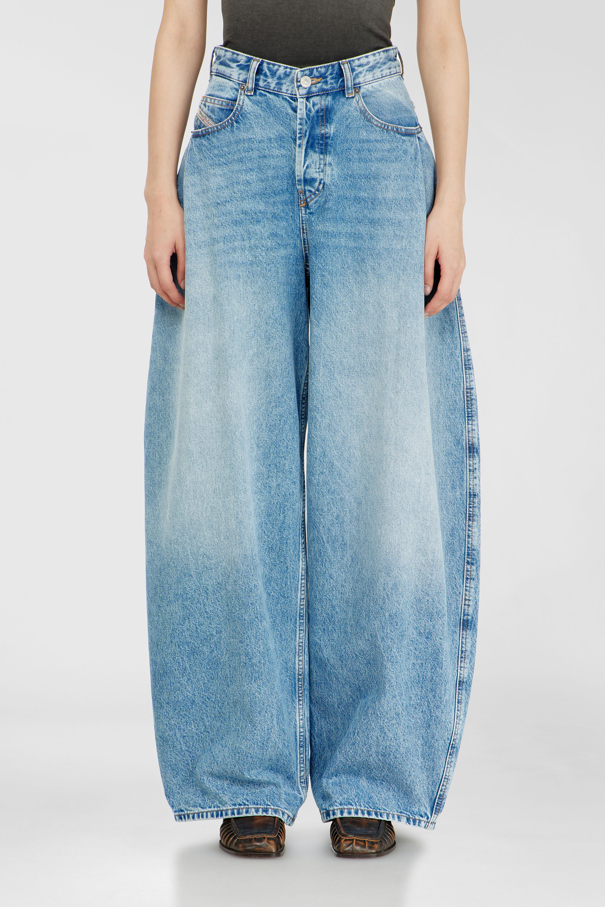 Diesel - Damen Relaxed Jeans 1987 D-Khelz 09I29, Hellblau - 1