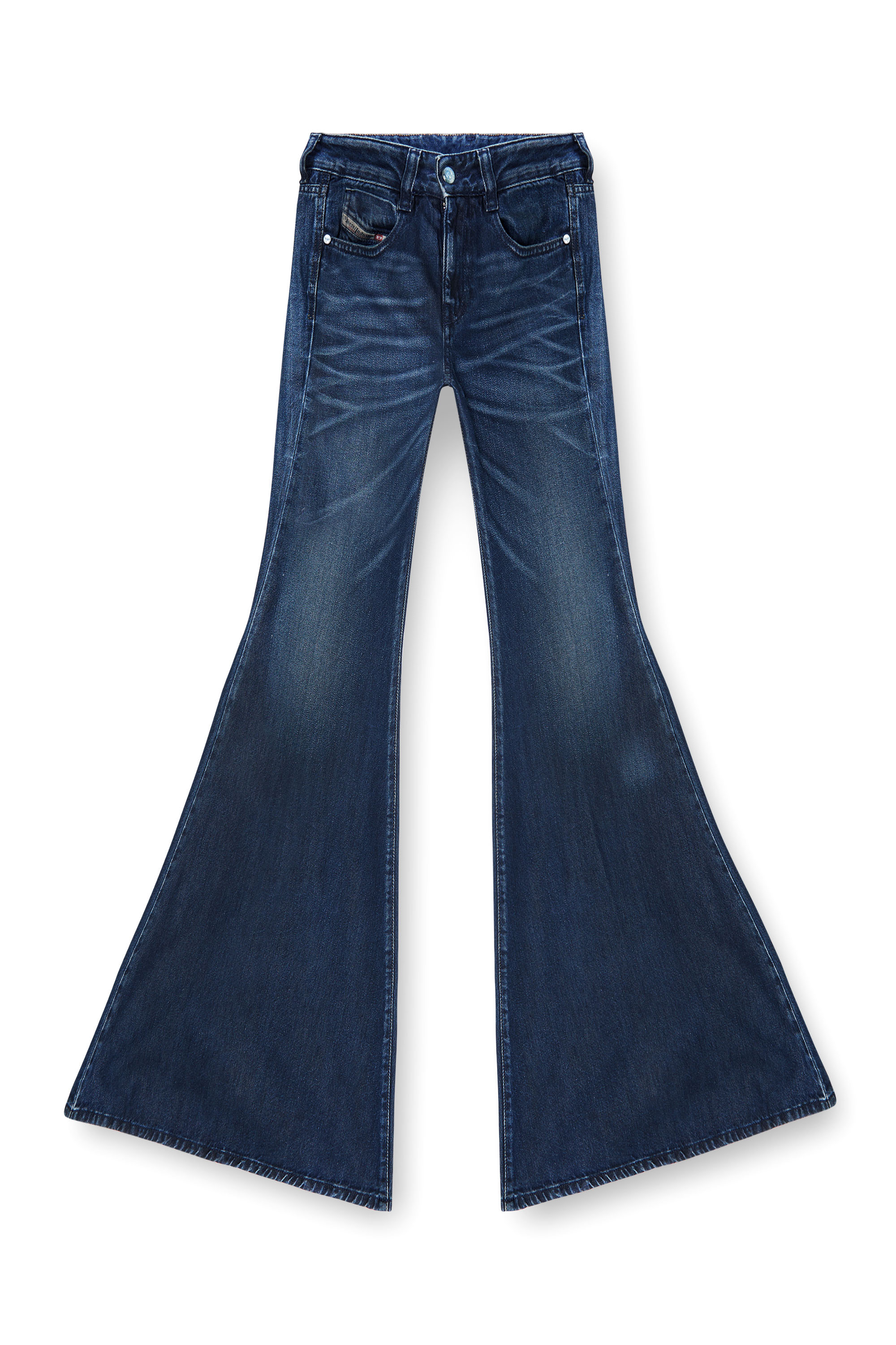 Diesel - Damen Flare Jeans 1970 D-Bleess 09N21, Dunkelblau - 6