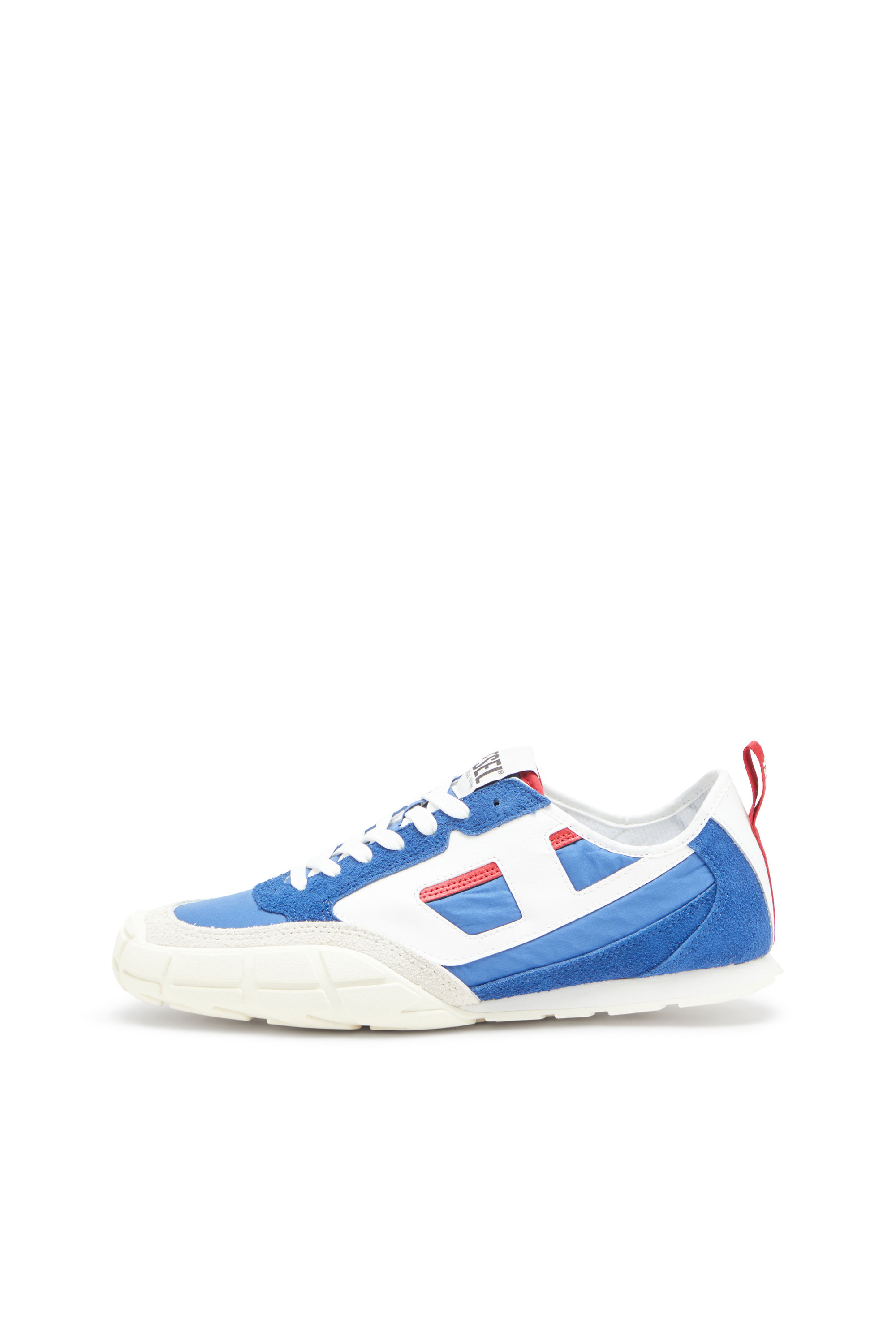 Diesel - S-PAGODHA LOW, Herren S-Pagodha-Sneakers aus Leder, Wildleder und Ripstop in Blau - 2