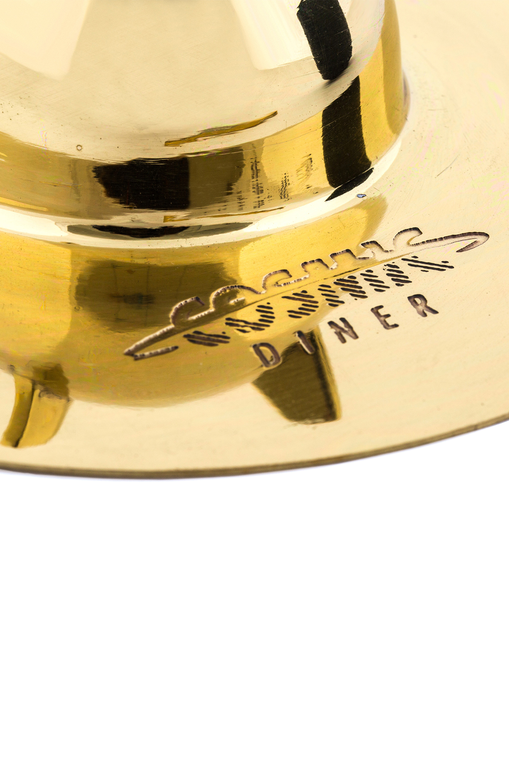 Diesel - 10873 COSMIC DINER, Unisex Kaffeeset aus Schwarzkeramik und Messing in Gold - 3