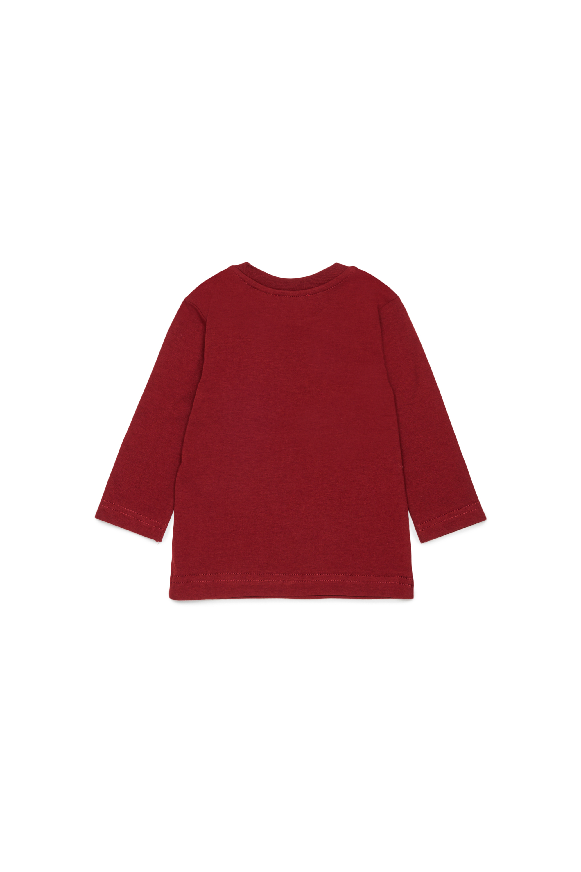 Diesel - TLODIMB, Herren Langarm-T-Shirt mit Diesel Industry Print in Rot - 2