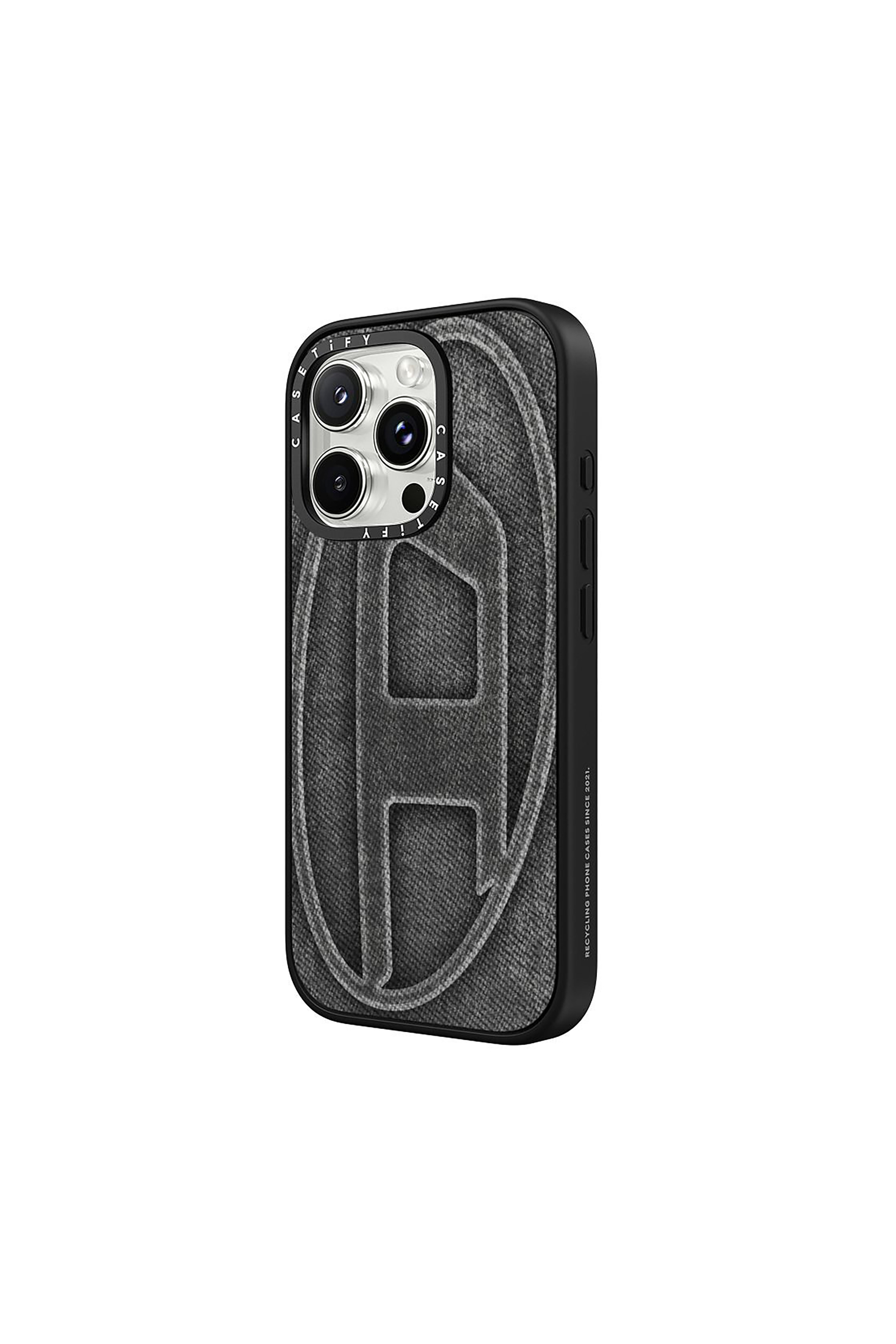 Diesel - 60576 MOULDED CASE, Unisex H&uuml;lle Oval D impact f&uuml;r iPhone 16 Pro Max in Schwarz - 2