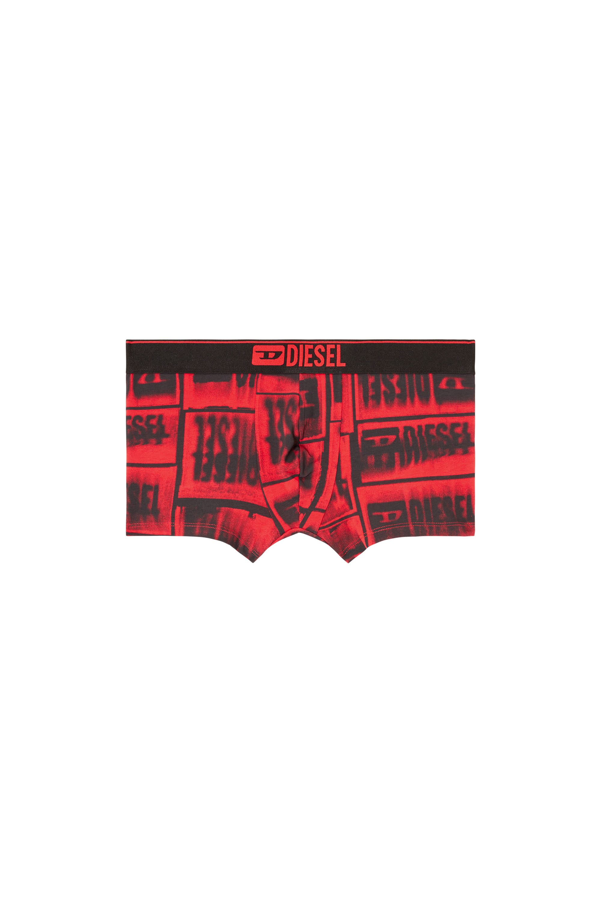 Diesel - DAMIEN-D-BOX, Herren Retropants mit verblasstem Logo-Print in Rot - 4