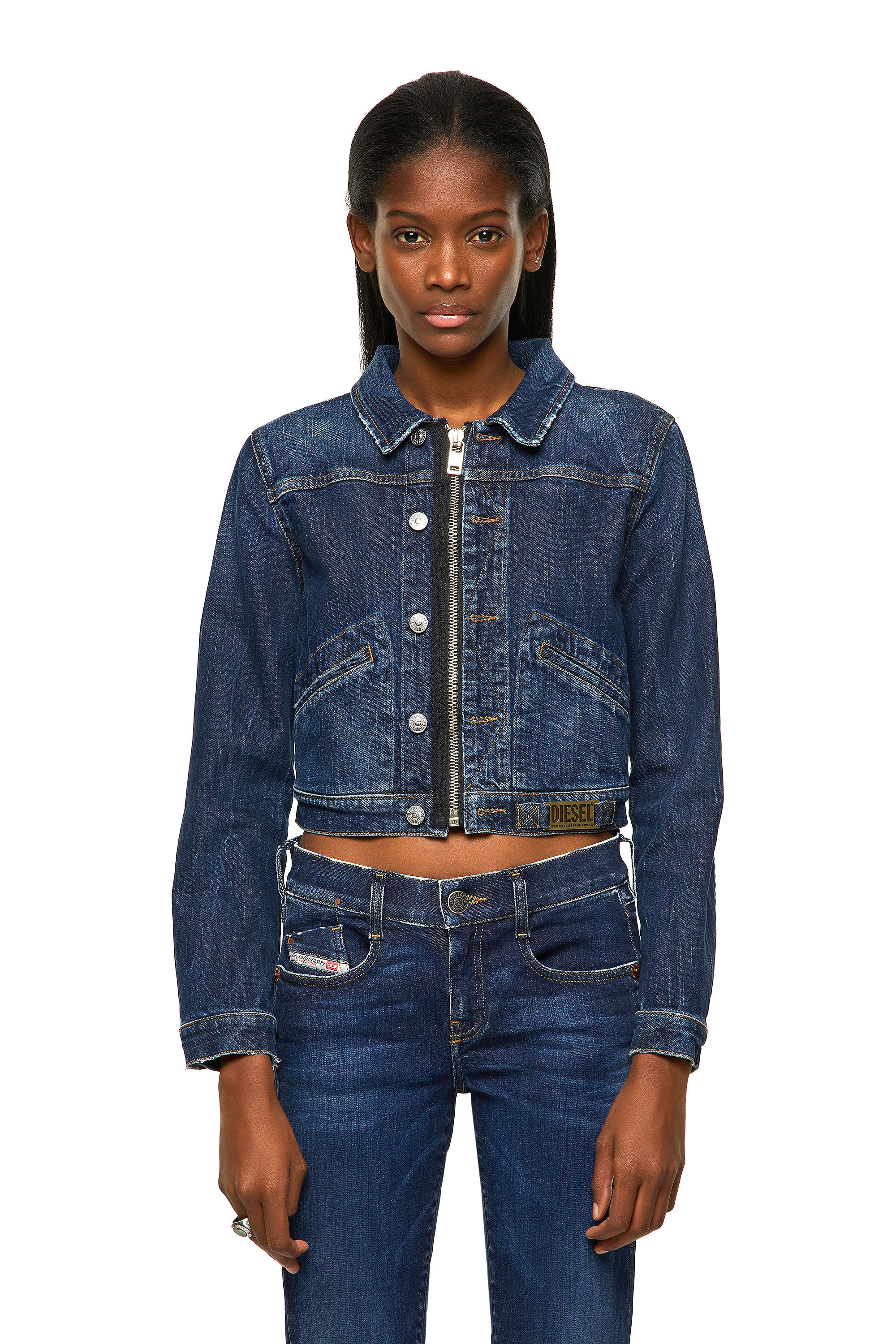 DE-BLONDY, Dunkelblau - Denim jacken