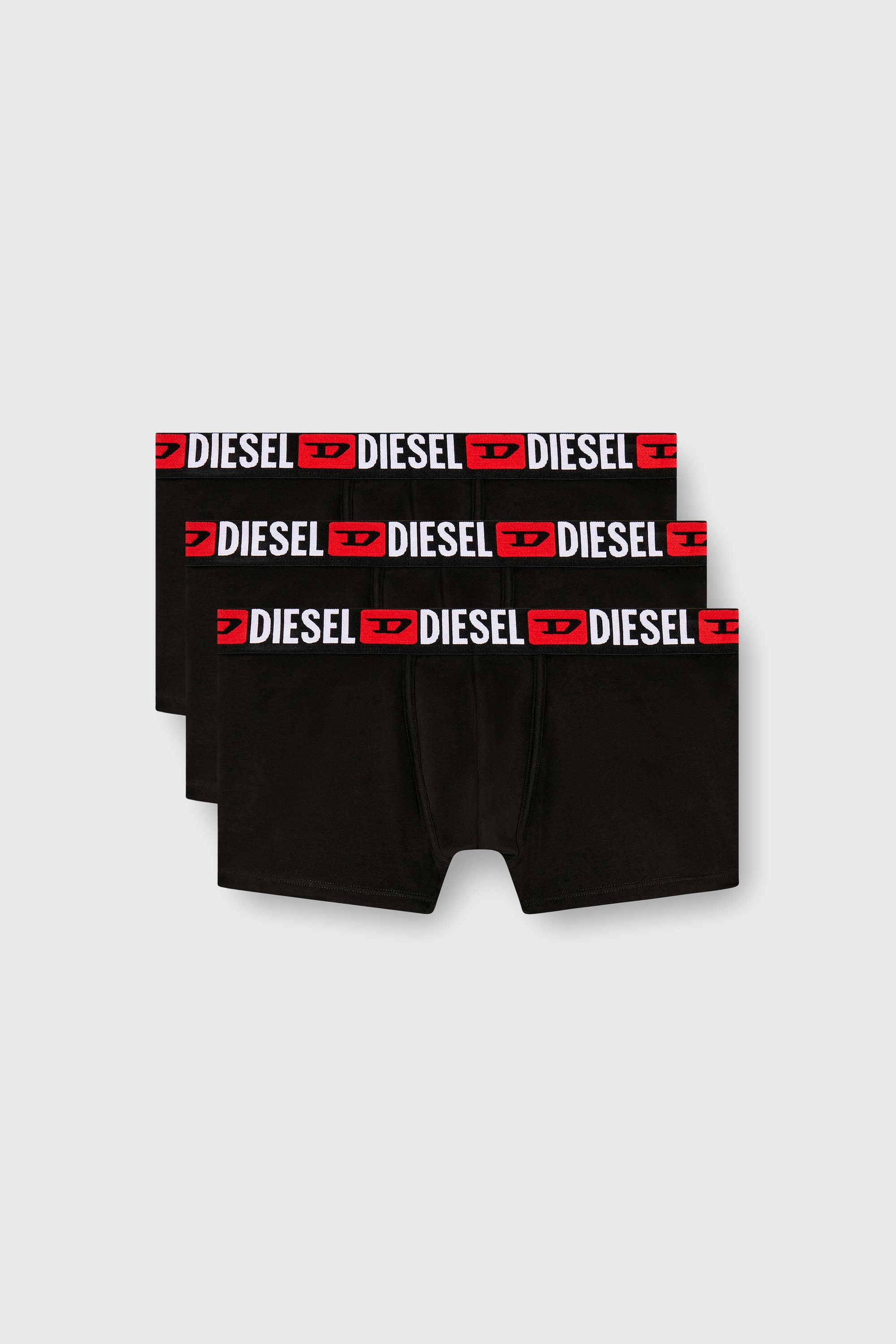 Diesel - UMBX-DAMIENTHREEPACK, Herren Retropants im Dreierpack mit umlaufendem Logo am Bund in Schwarz - 1