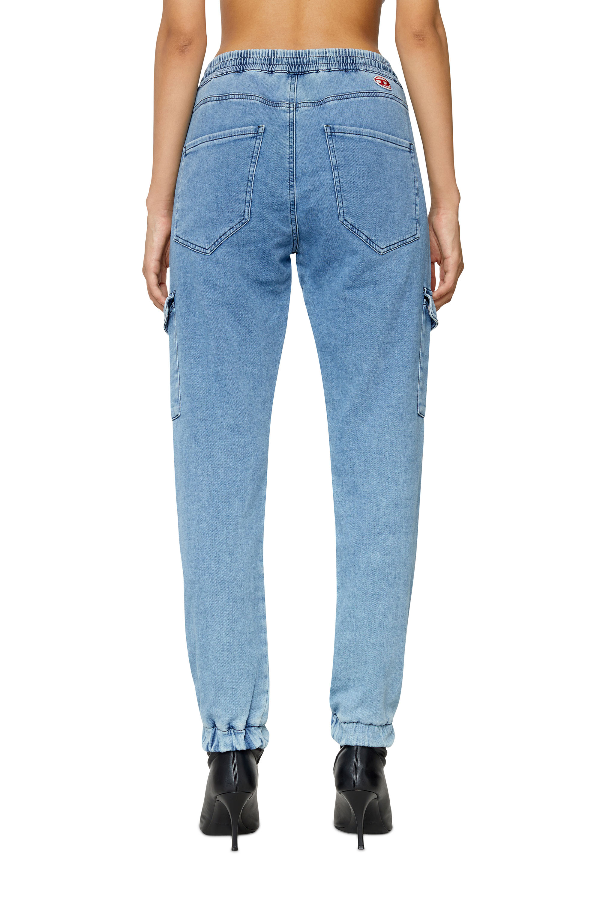 Diesel - D-Ursy Track Denim 069ZR Slim, Hellblau - Image 2