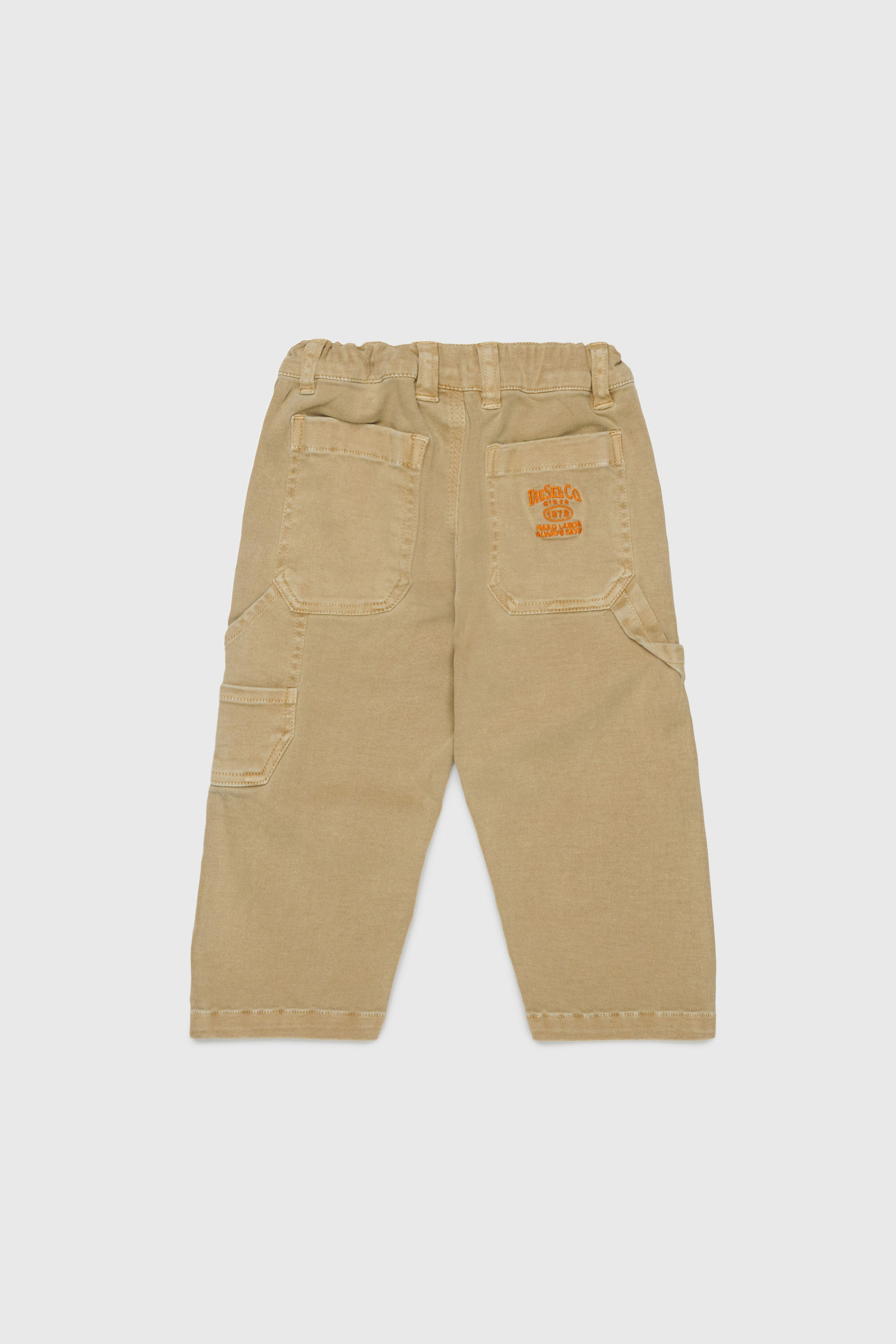 Diesel - PELINIB, Herren Workwear-inspirierte Hose aus stretch-baumwolle in Braun - 2