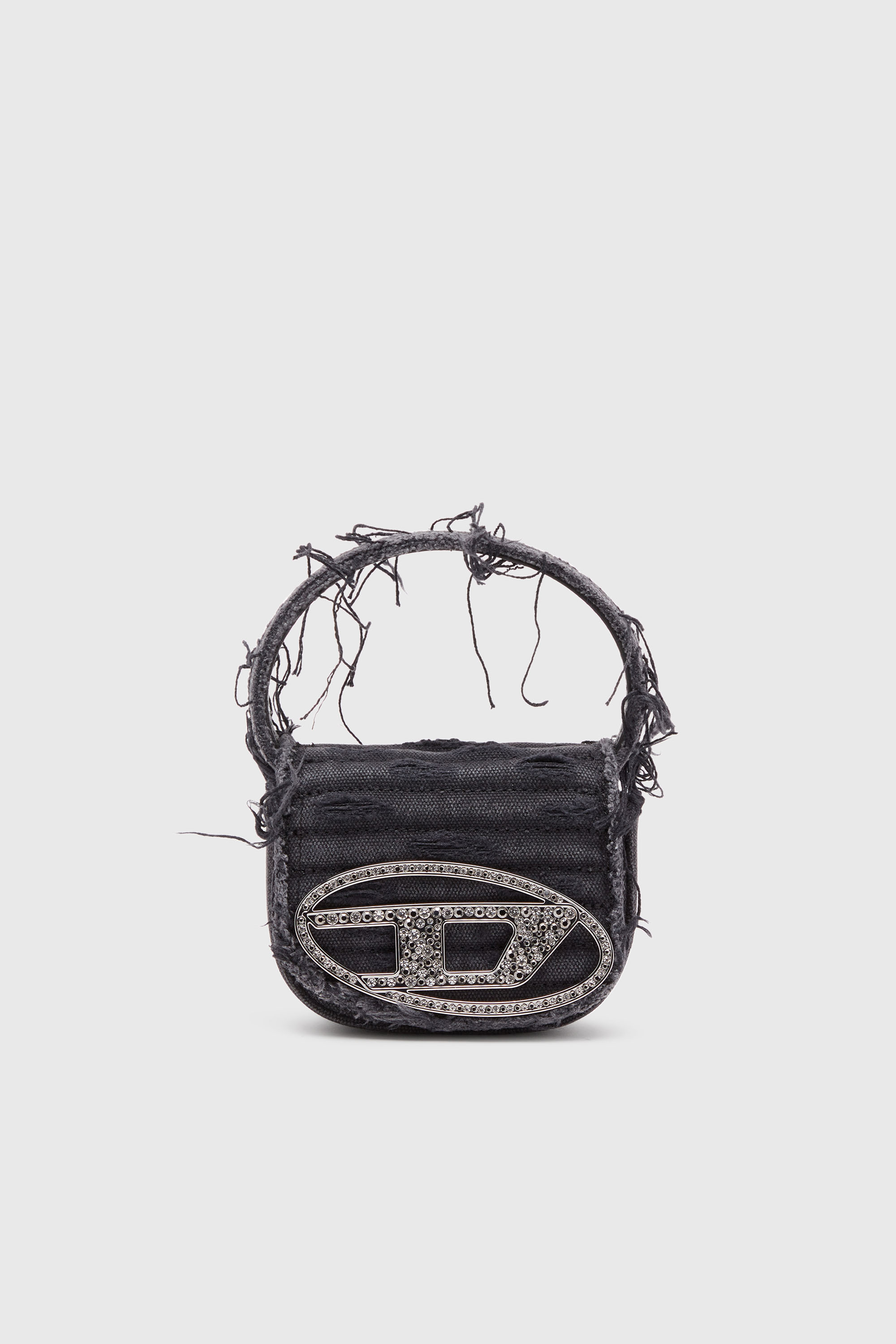 Diesel - 1DR XS, Damen 1DR XS-Ikonische Mini-Tasche aus Canvas und Leder in Schwarz - 2