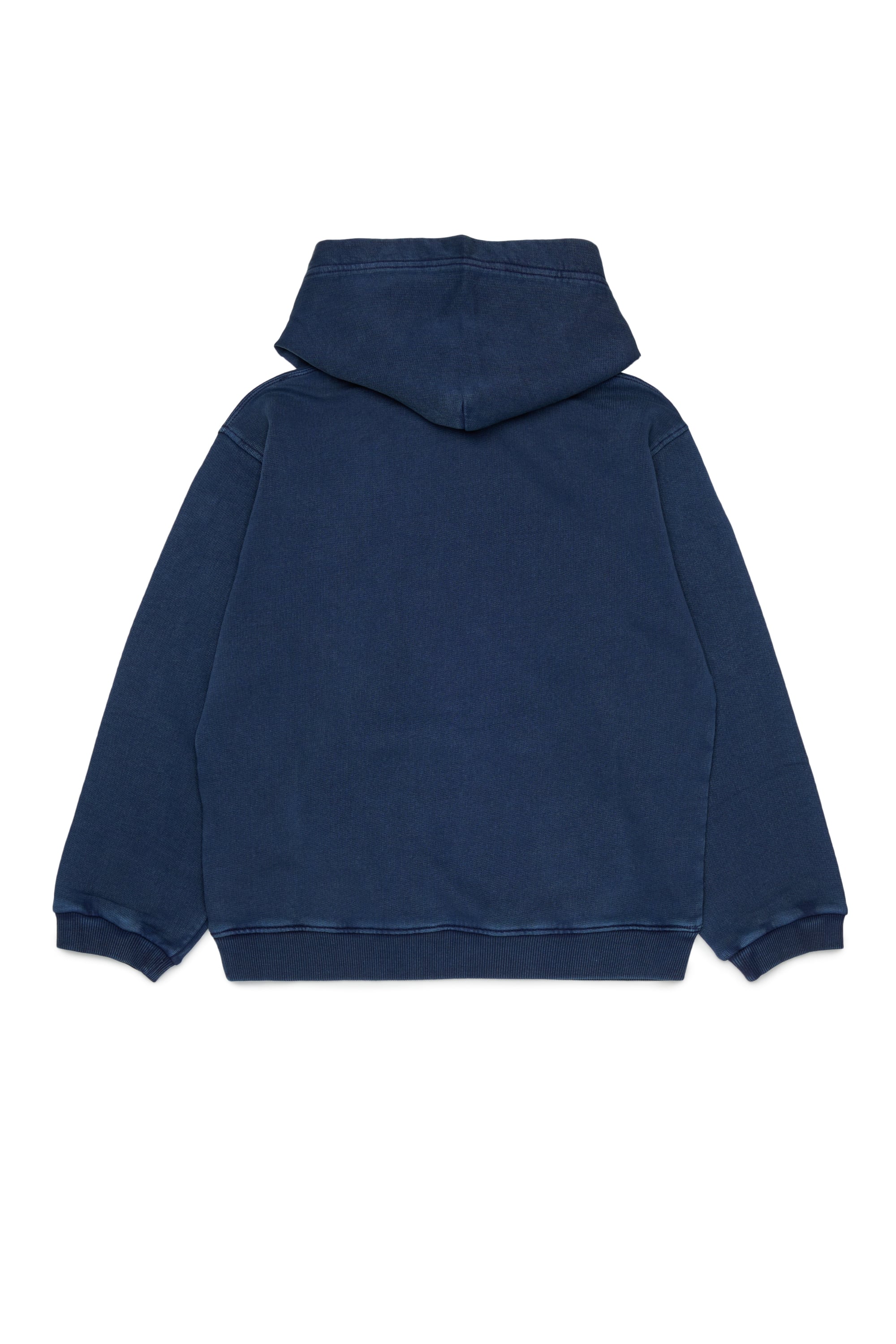 Diesel - STISEL OVER, Herren Hoodie mit Maxi-Logo-Print in Dunkelblau - 2