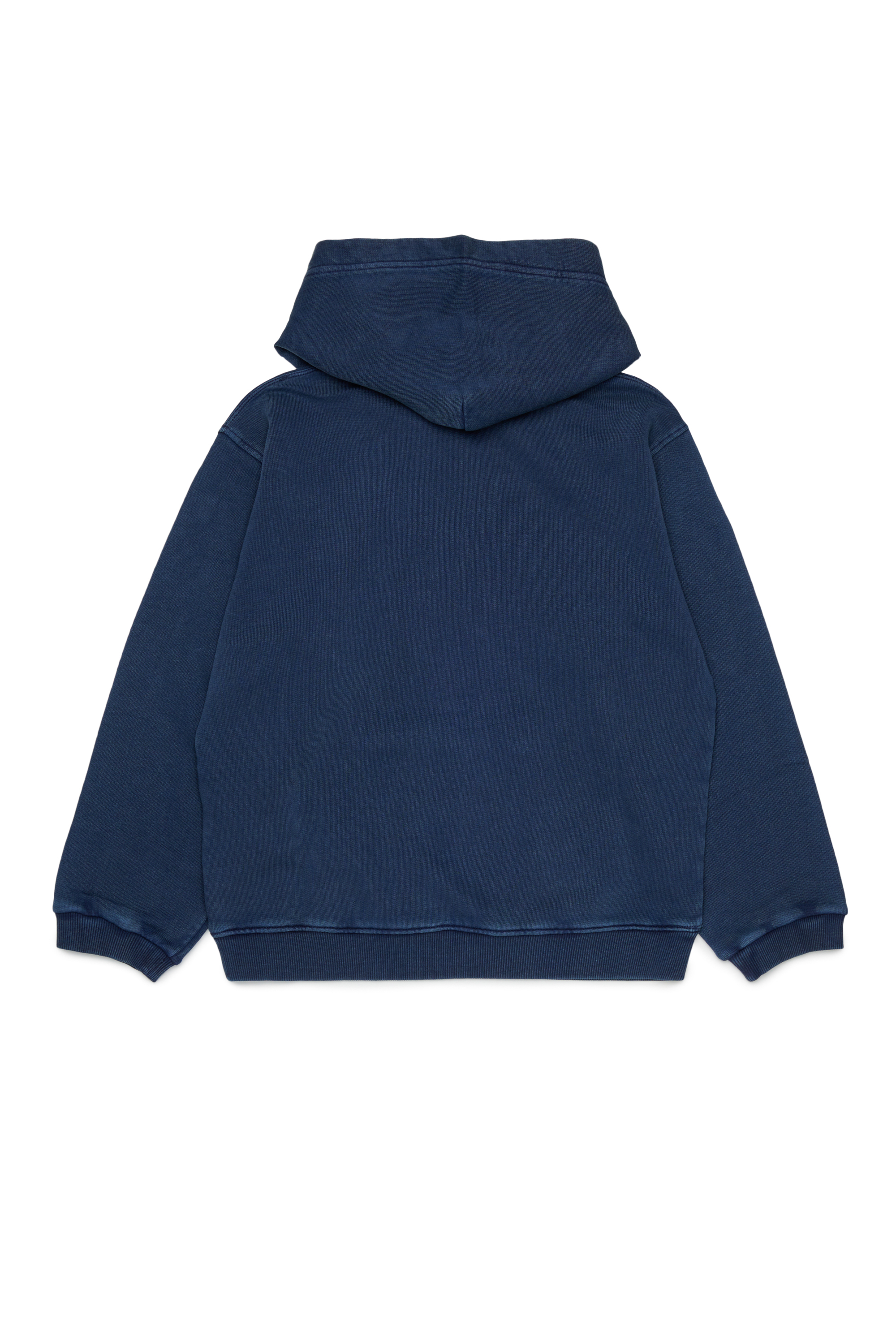 Diesel - STISEL OVER, Herren Hoodie mit Maxi-Logo-Print in Dunkelblau - 2